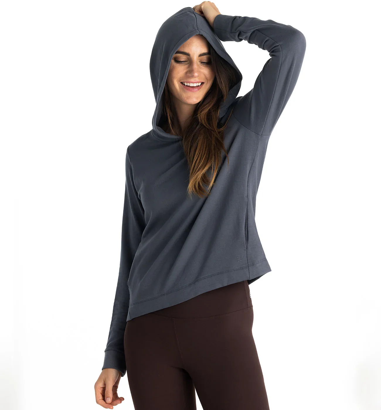 Free Fly Women's Bamboo Lightweight Fleece Cropped Hoodie - Image 6