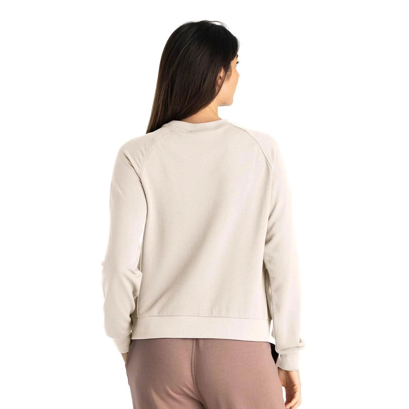 Free Fly Women's Bamboo Lightweight Fleece Crew - Image 4