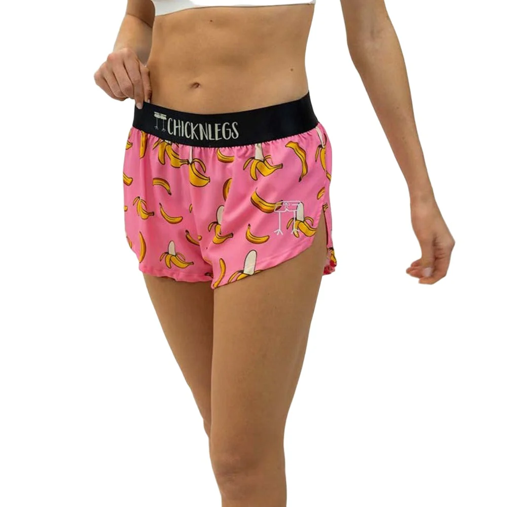 ChicknLegs Women's Bananas Split Shorts 1.5" - Image 2