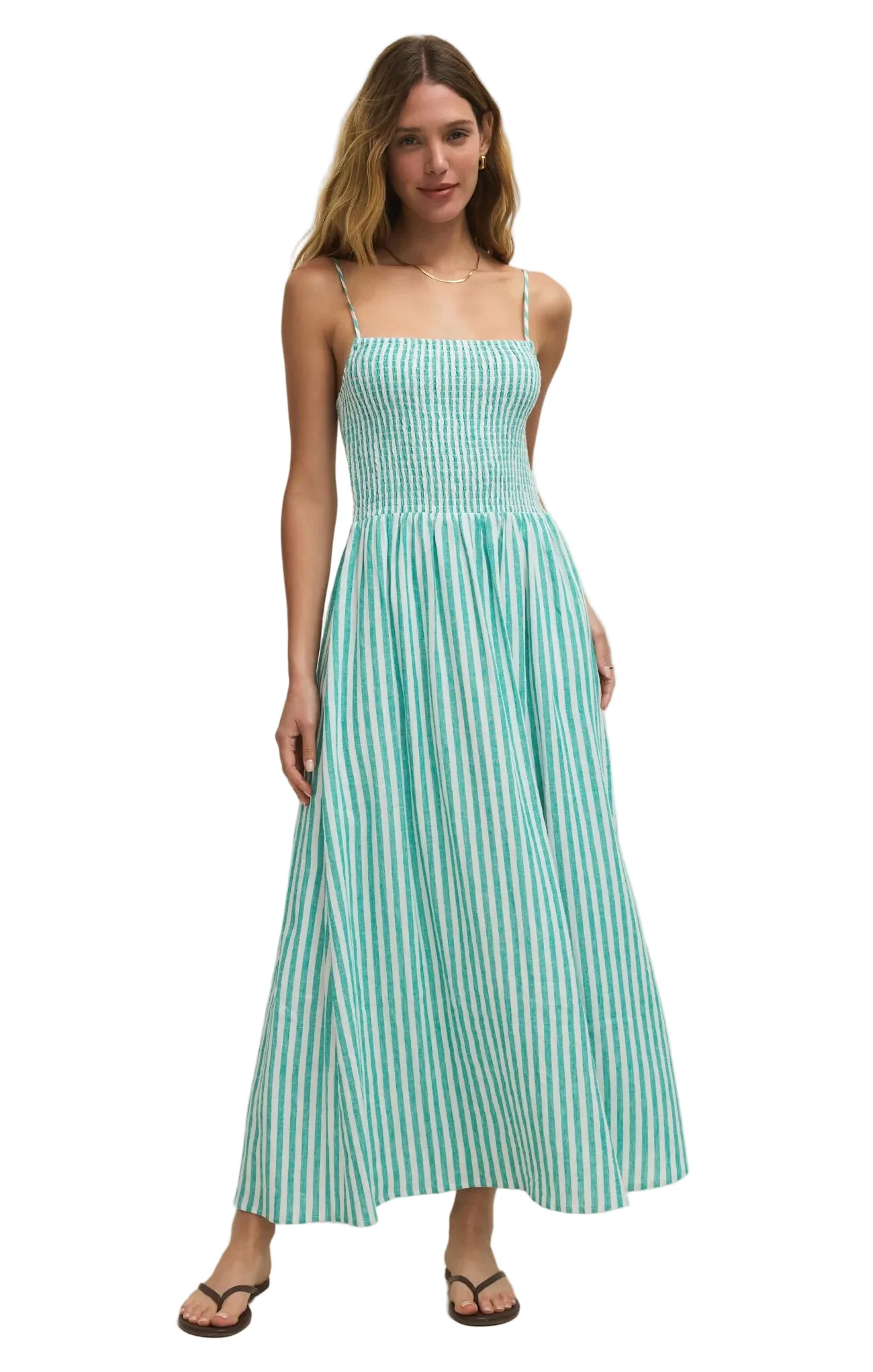 Z Supply Women's Bayside Striped Midi Dress - Image 2