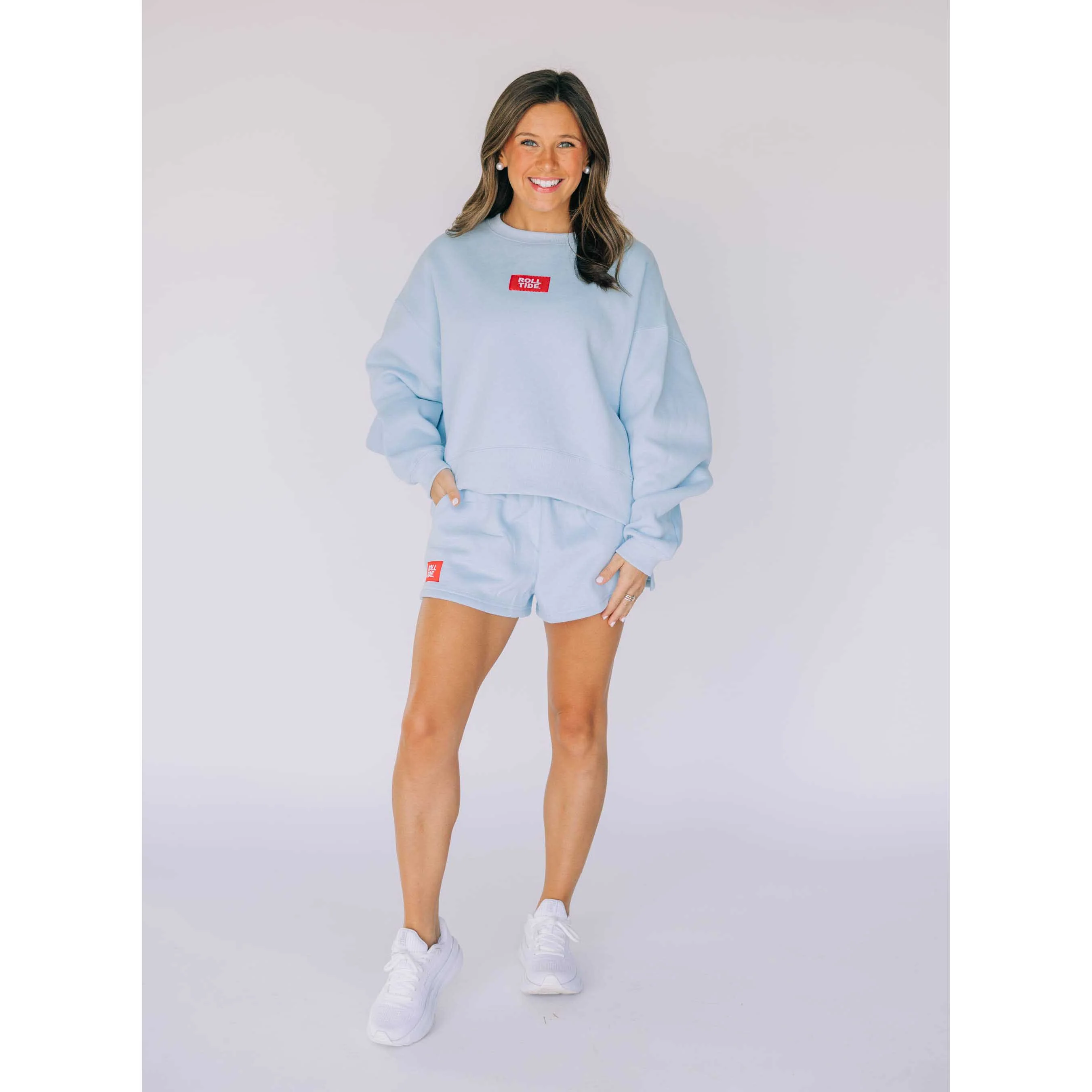 Scarlet & Gold Women's Becca Boxy Crewneck Sweatshirt - Alabama - Image 12