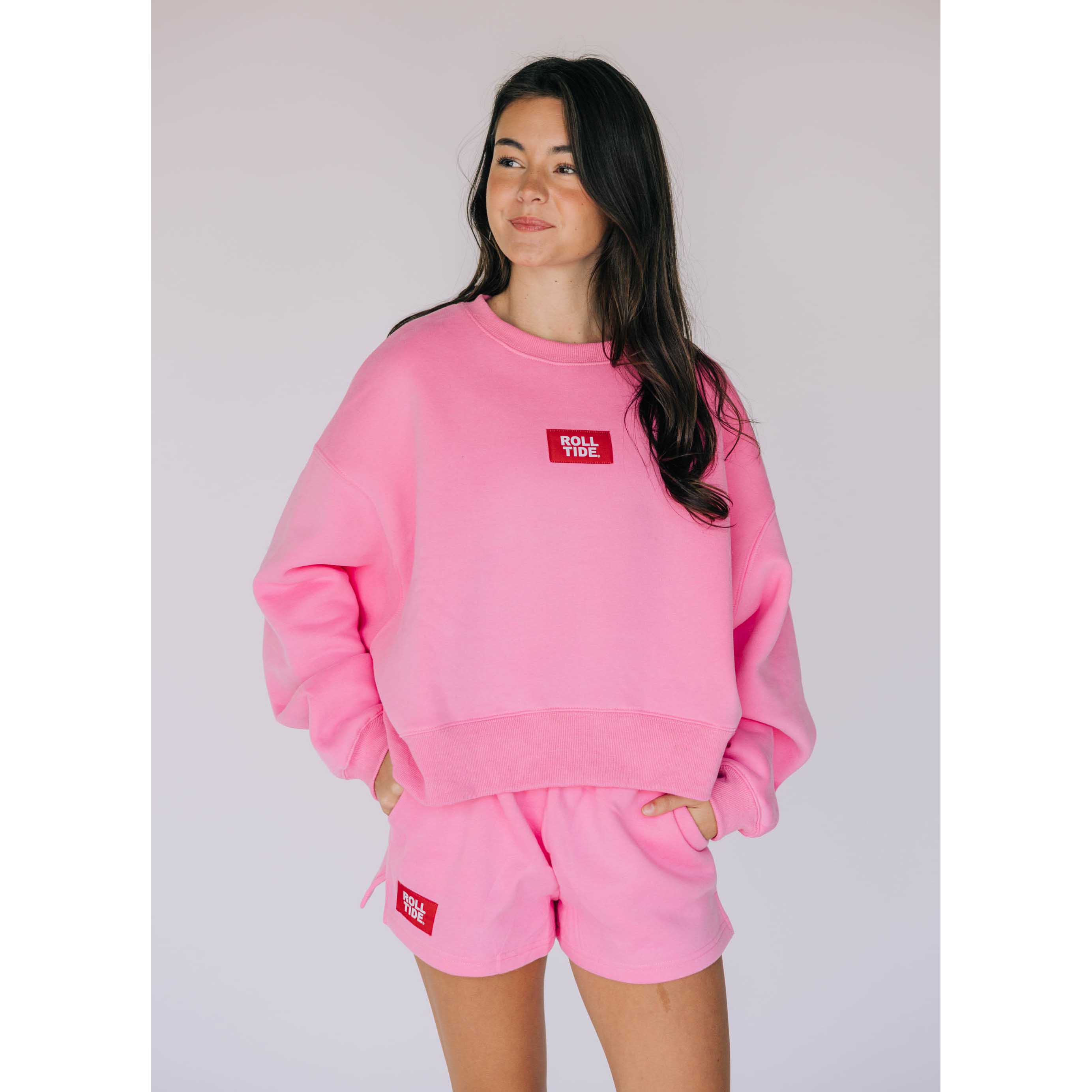Scarlet & Gold Women's Becca Boxy Crewneck Sweatshirt - Alabama - Image 19