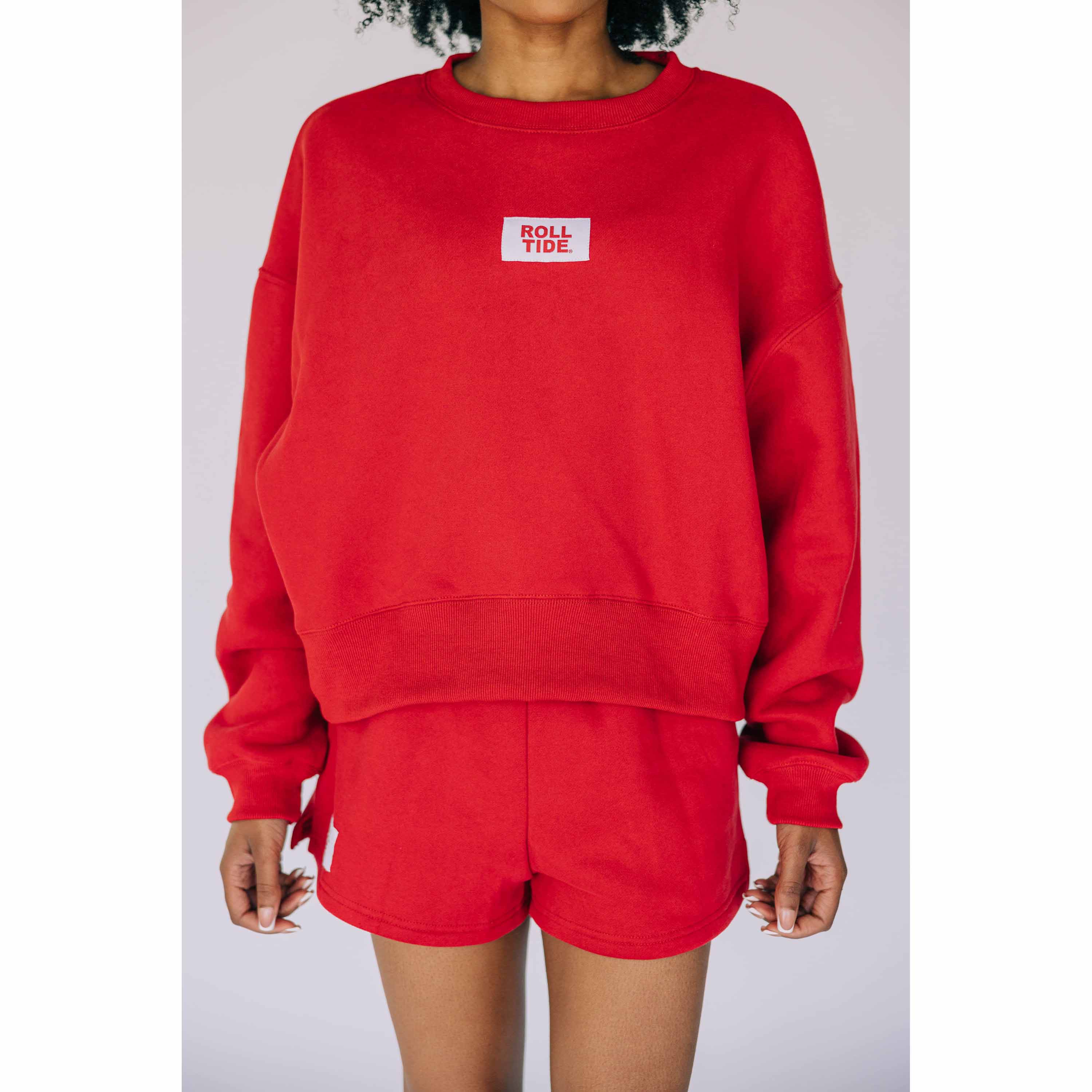 Scarlet & Gold Women's Becca Boxy Crewneck Sweatshirt - Alabama - Image 2