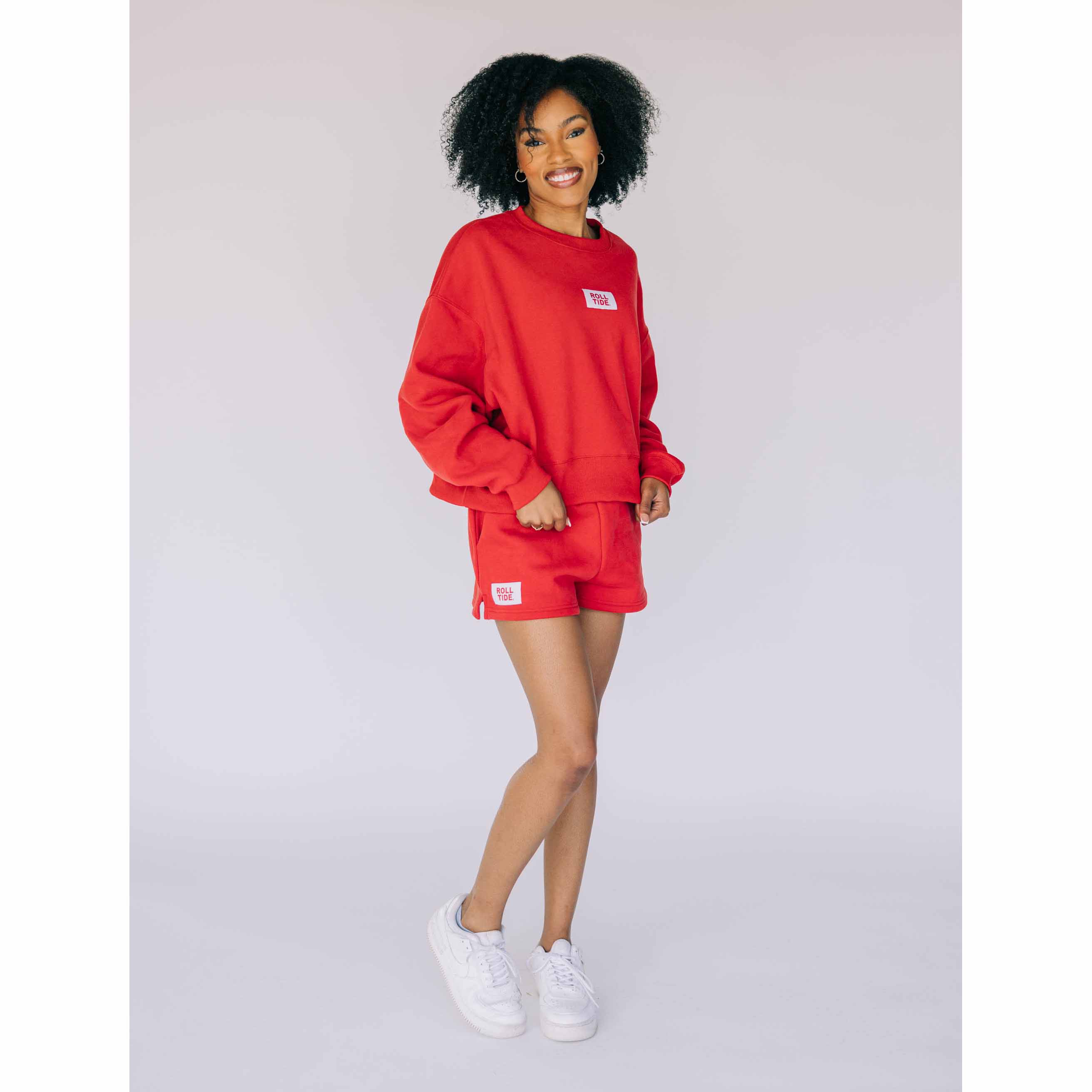 Scarlet & Gold Women's Becca Boxy Crewneck Sweatshirt - Alabama - Image 4