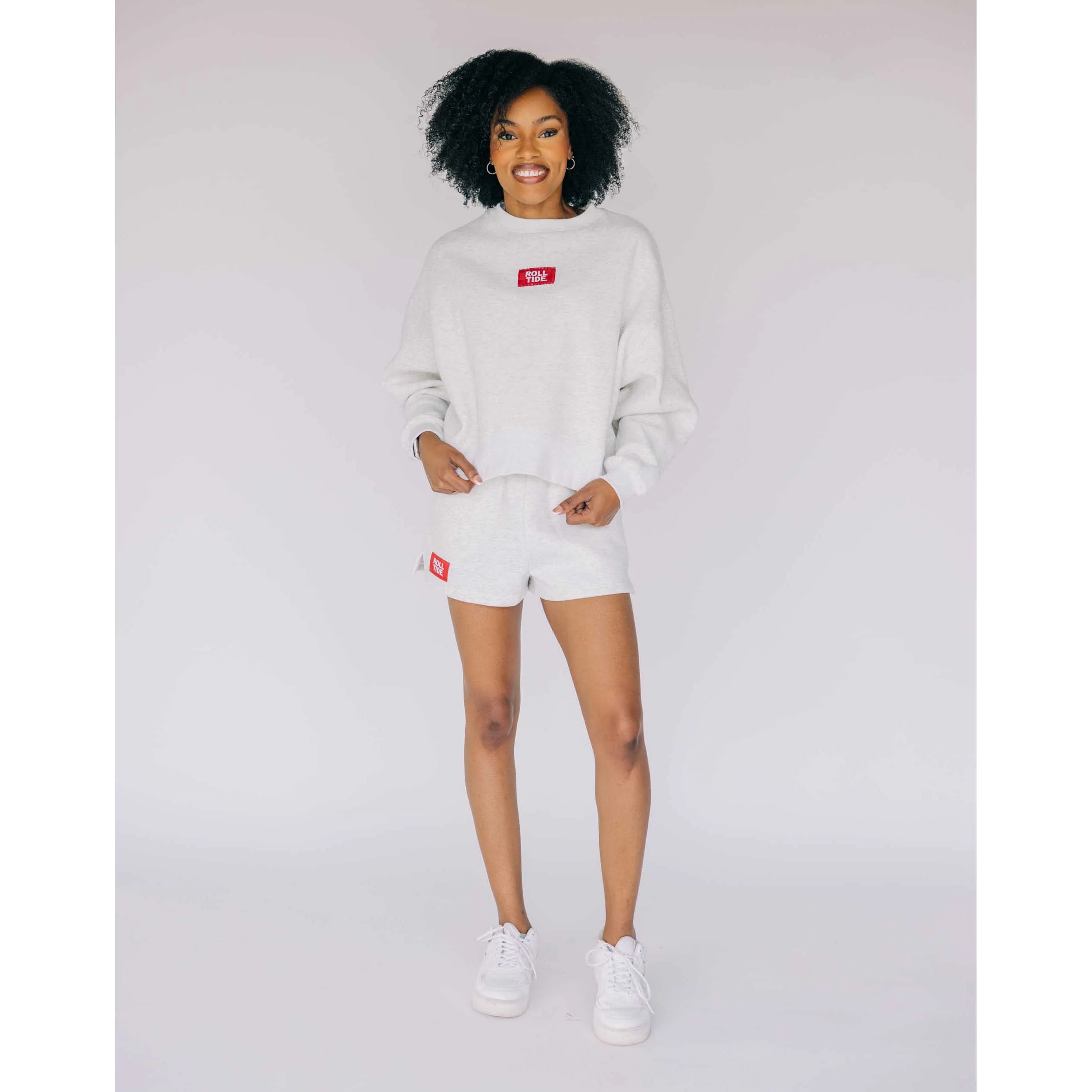 Scarlet & Gold Women's Becca Boxy Crewneck Sweatshirt - Alabama - Image 8
