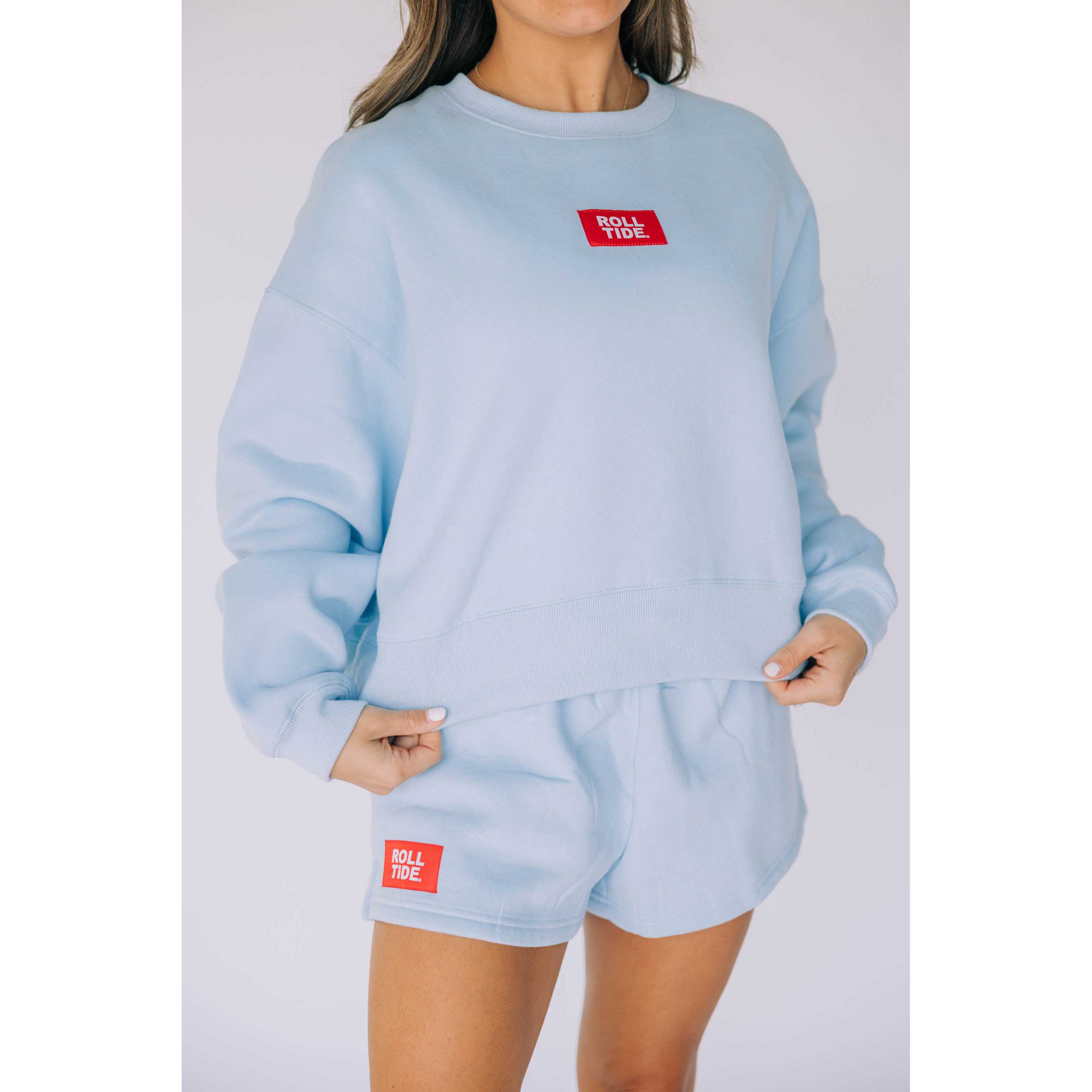 Scarlet & Gold Women's Becca Boxy Crewneck Sweatshirt - Alabama - Image 9