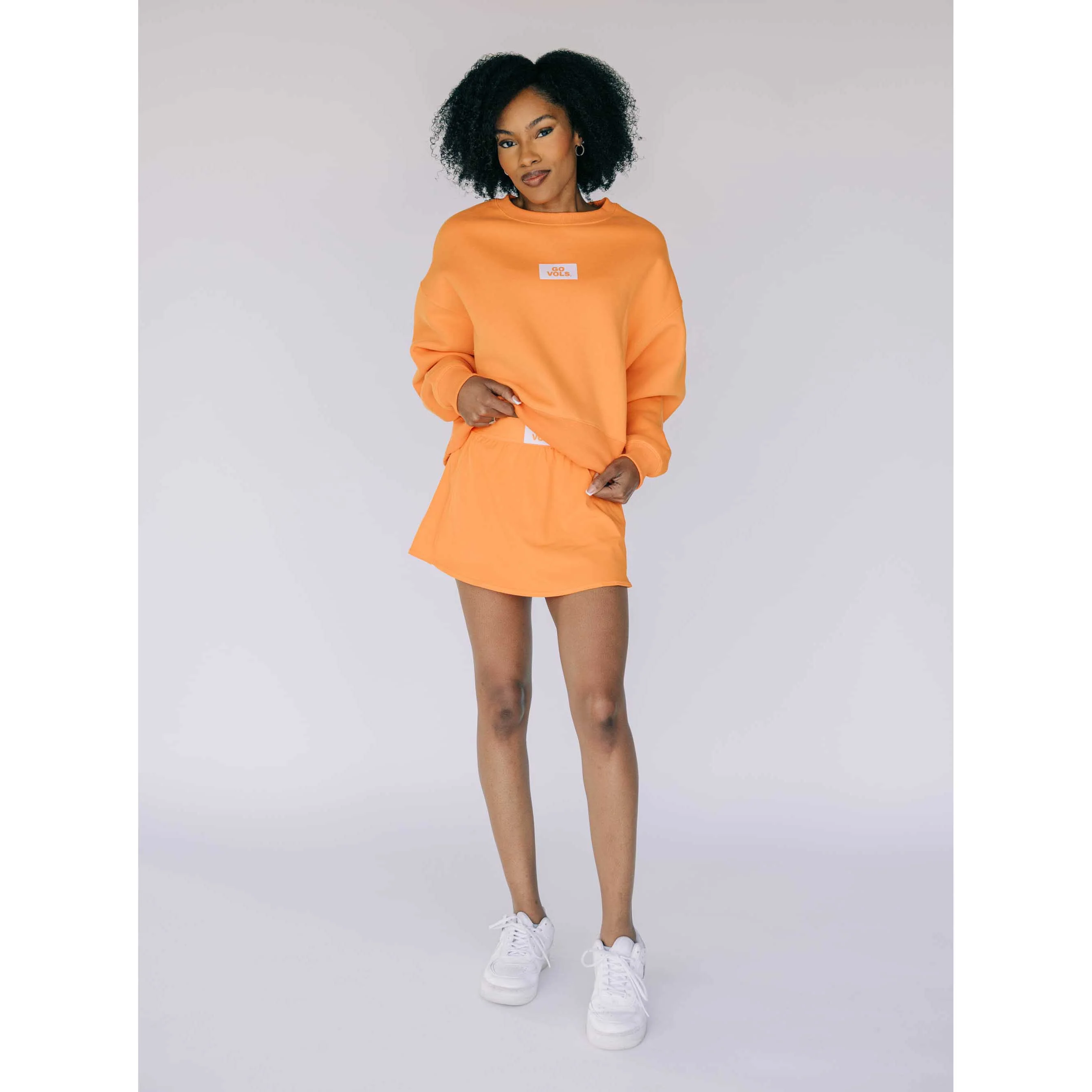 Scarlet & Gold Women's Becca Boxy Crewneck Sweatshirt - Tennessee - Image 4