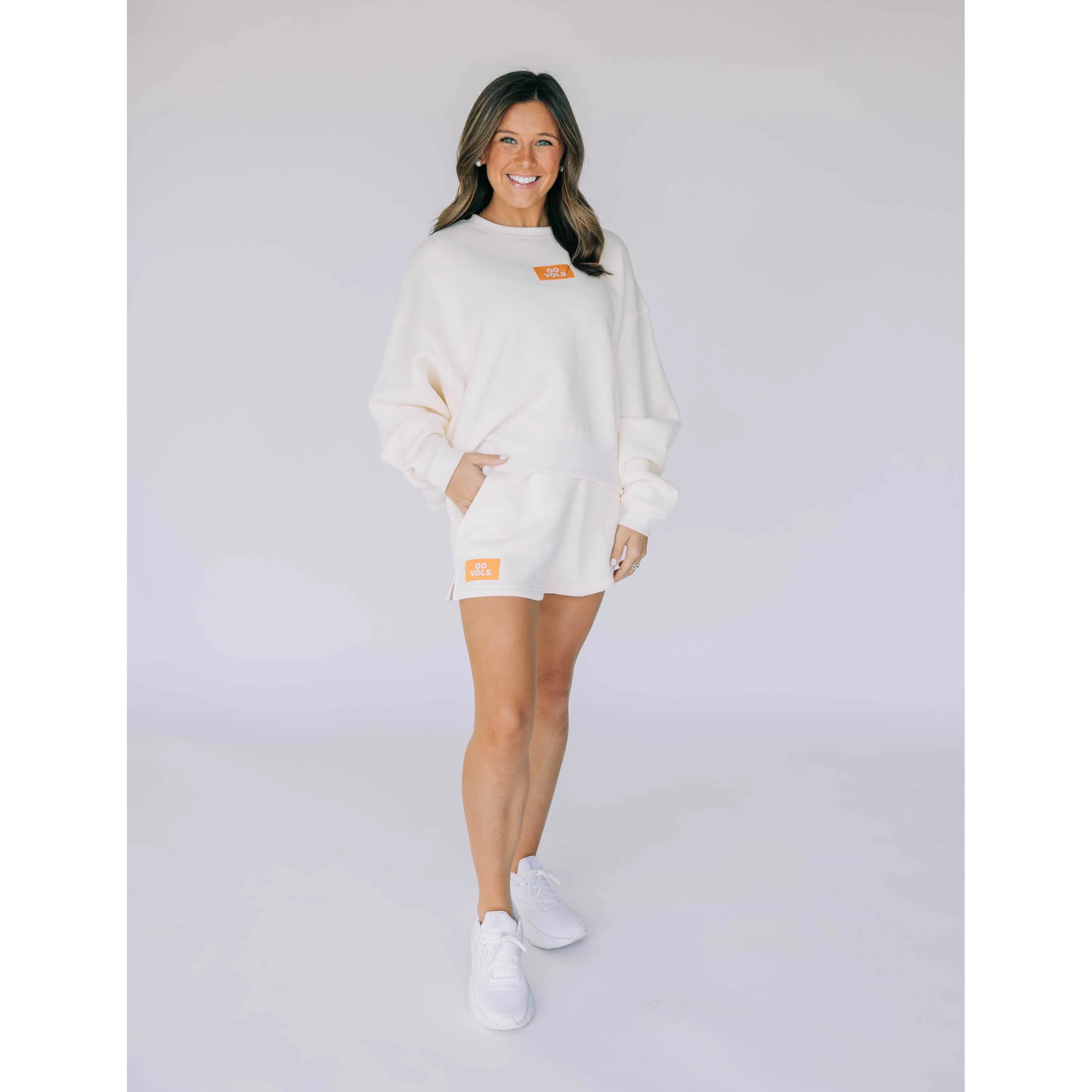 Scarlet & Gold Women's Becca Boxy Crewneck Sweatshirt - Tennessee - Image 8