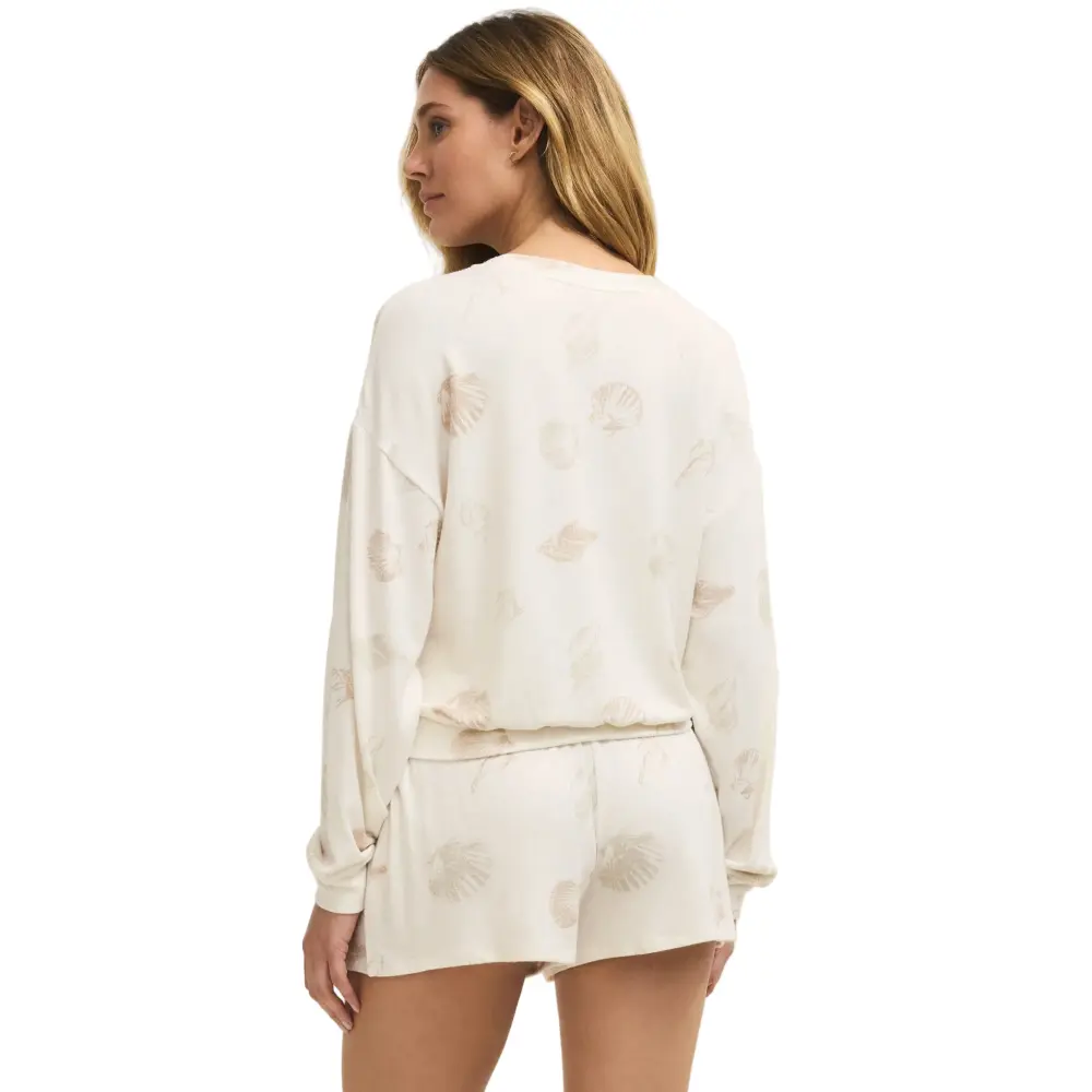 Z Supply Women's Bisous Shell Long Sleeve Lounge Top - Image 3