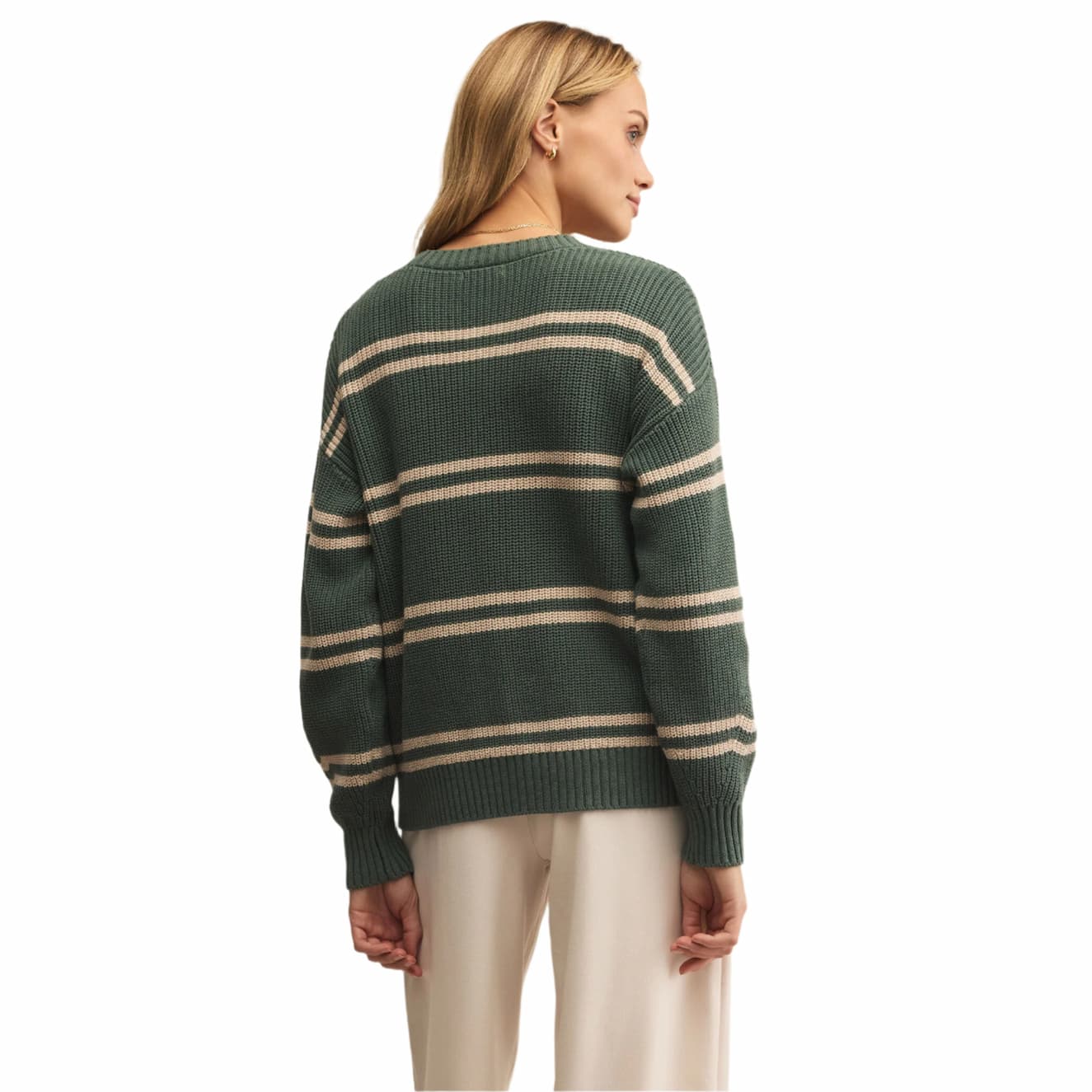 Z Supply Women's Boyfriend Striped Cardigan - Image 2
