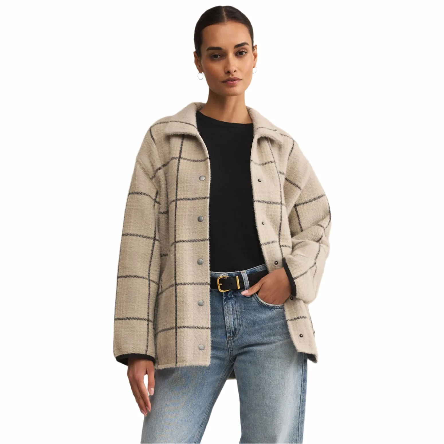 Z Supply Women's Bronx Plaid Jacket - Image 3