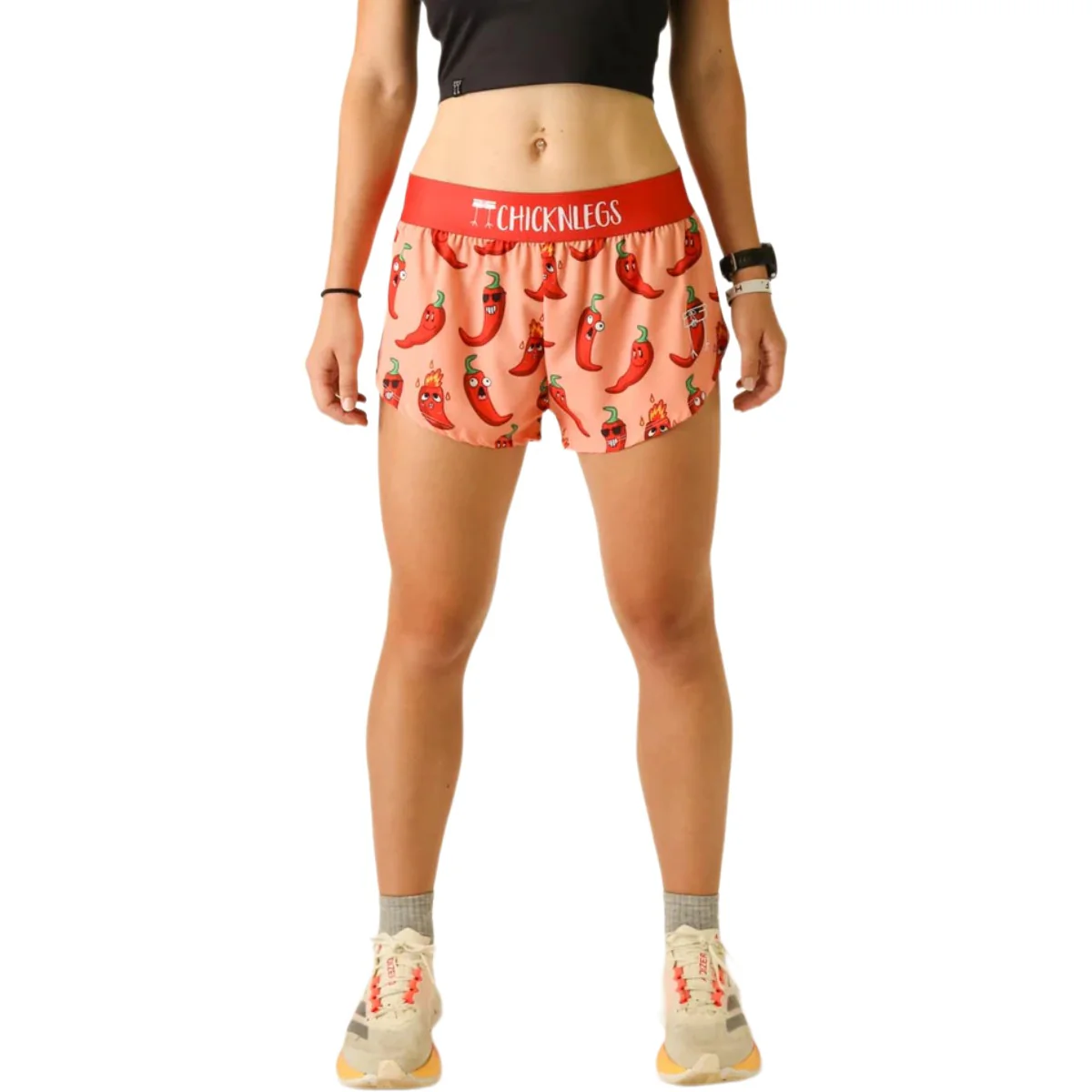ChicknLegs Women's Chase Pack Chilis Split Shorts 1.5" - Image 2