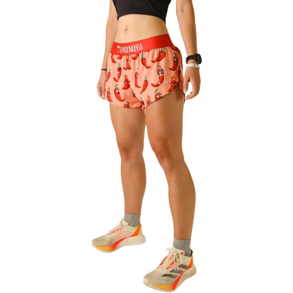 ChicknLegs Women's Chase Pack Chilis Split Shorts 1.5" - Image 4