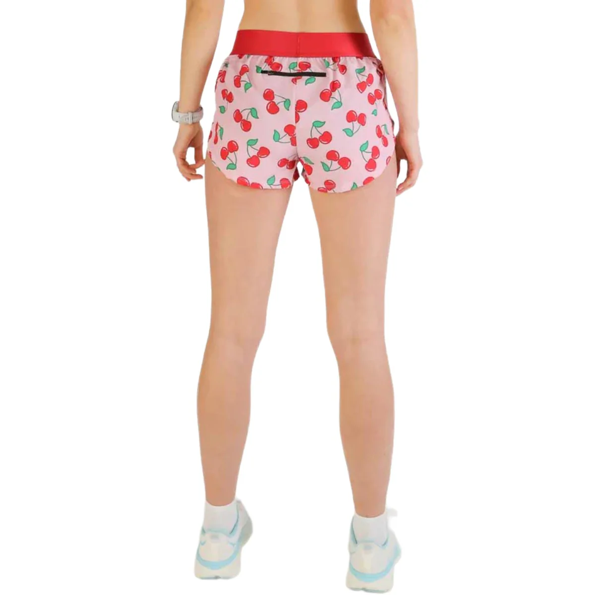 ChicknLegs Women's Cherries Split Shorts 1.5" - Image 3