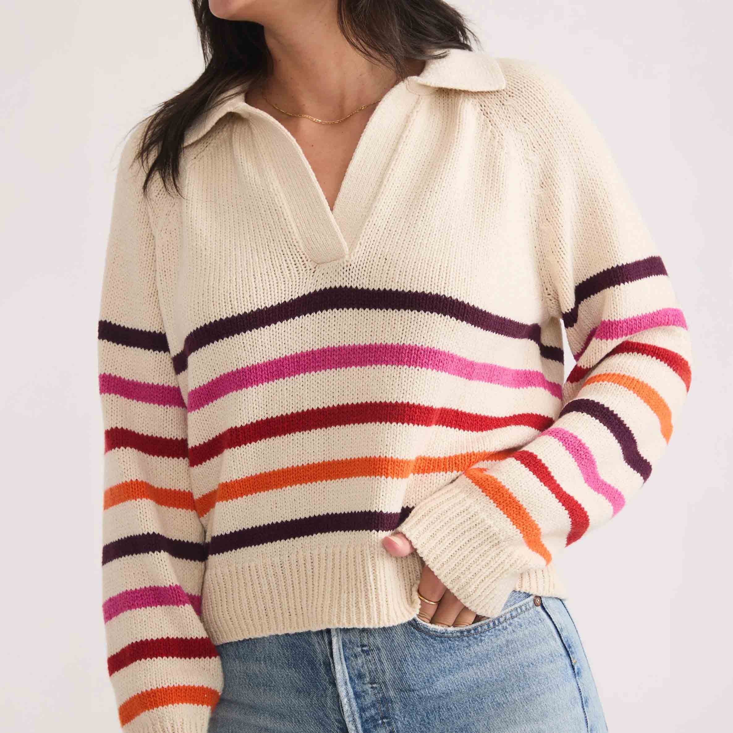 Marine Layer Women's Claire Sweater Polo - Image 2