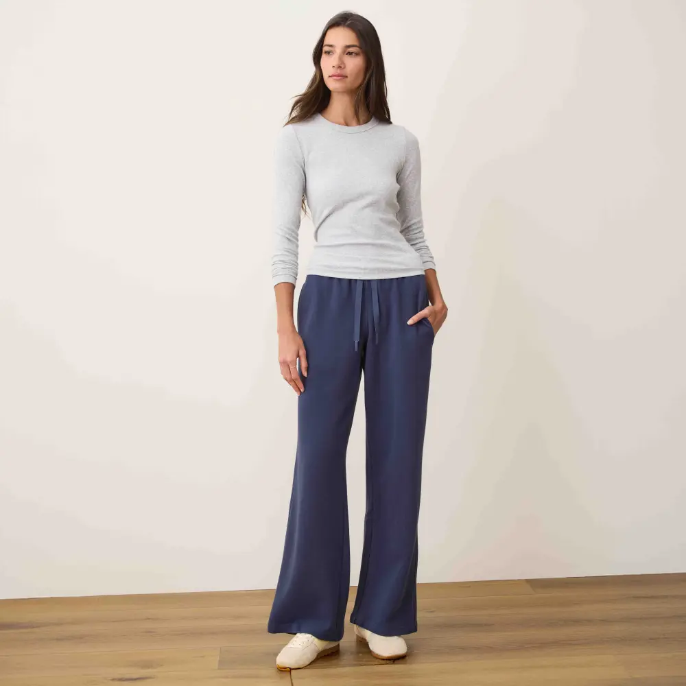 Marine Layer Women's Cloud 9 Wide Leg Sweatpants - Image 3
