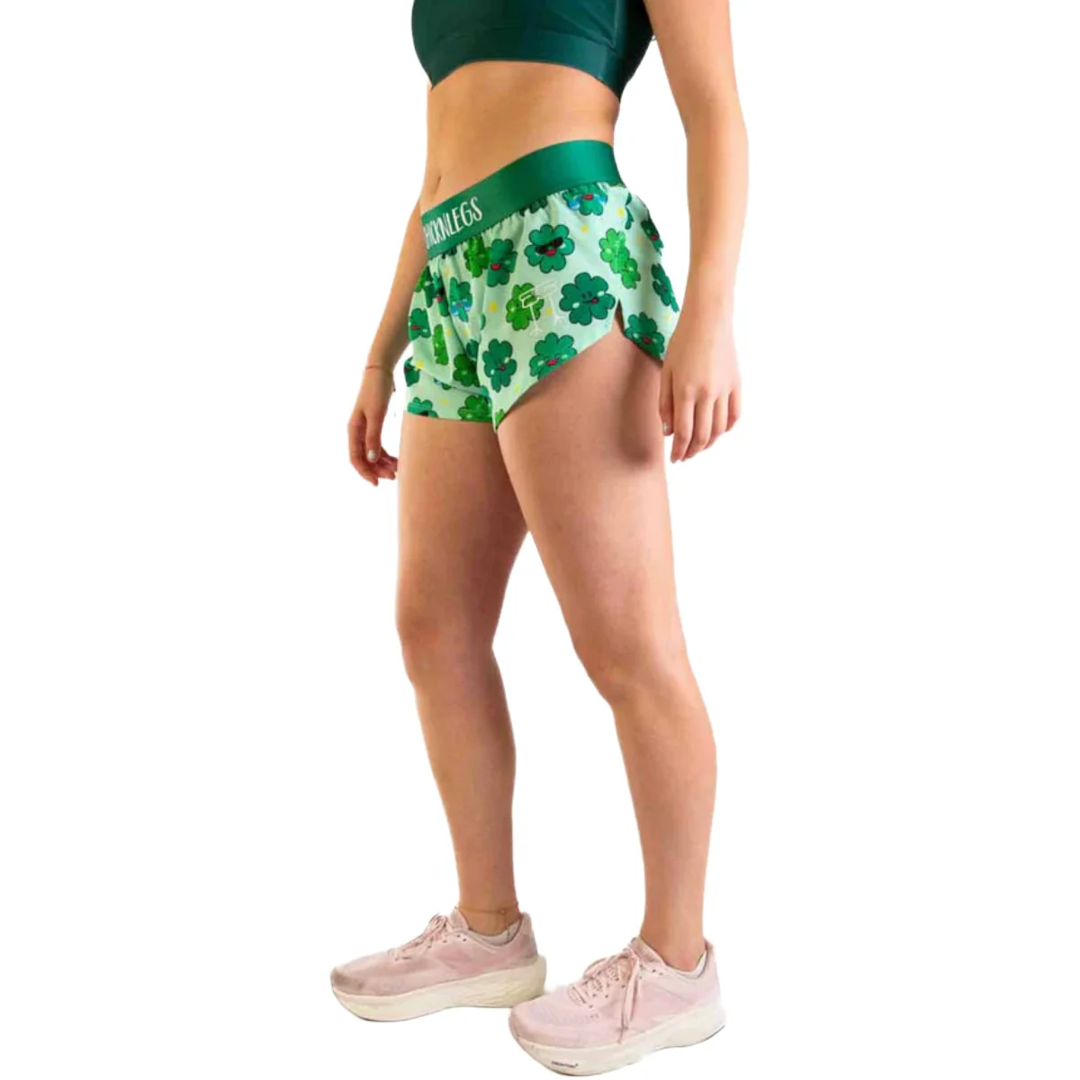 ChicknLegs Women's Clovers Split Shorts 1.5" - Image 4