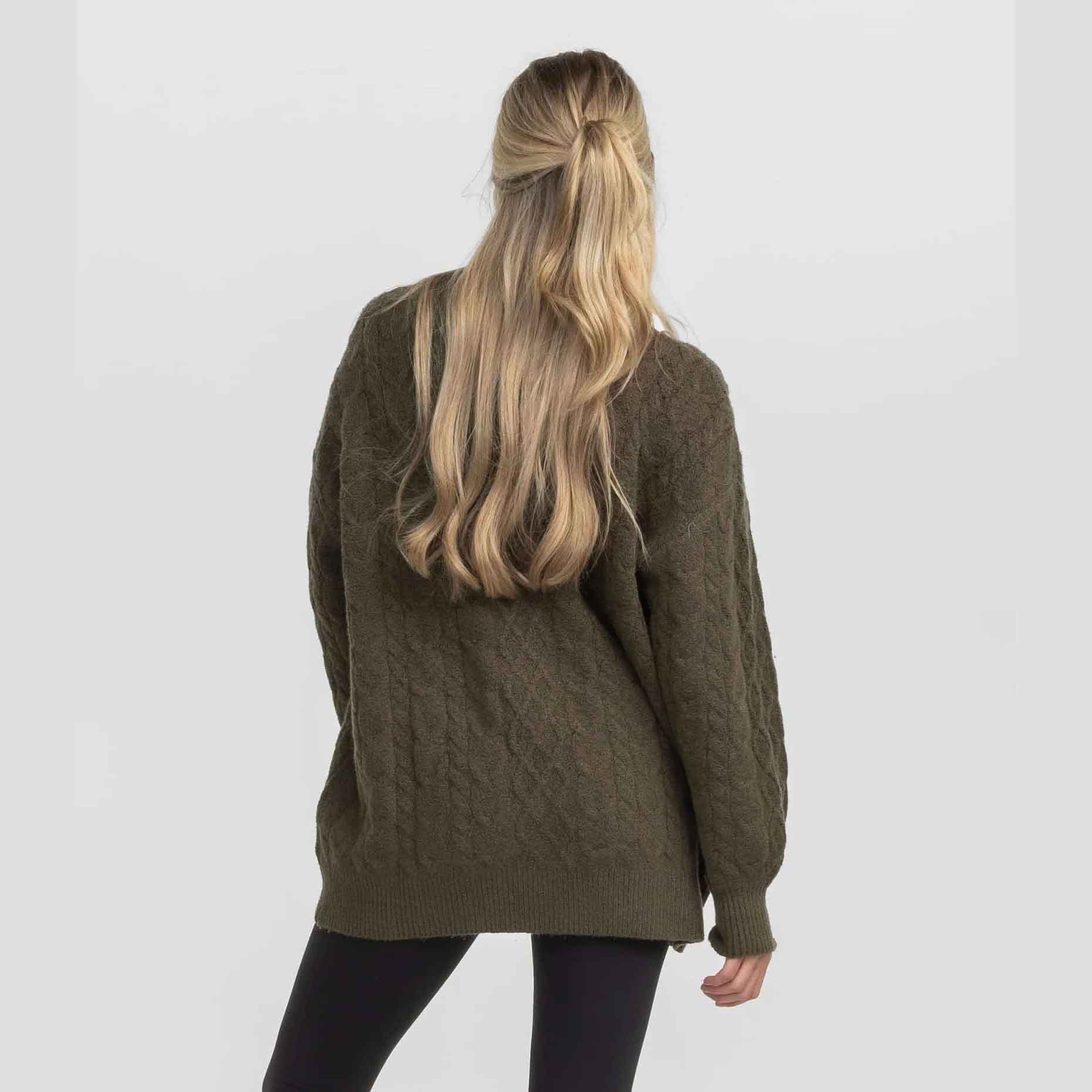 Southern Shirt Women's Comfy Cable Sweater - Image 3