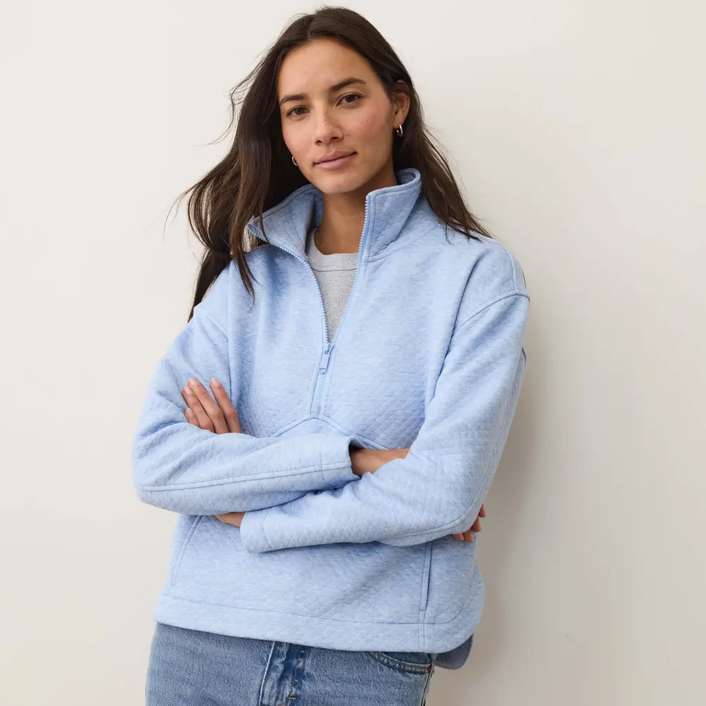Marine Layer Women's Corbet Quilted Half Zip - Image 2