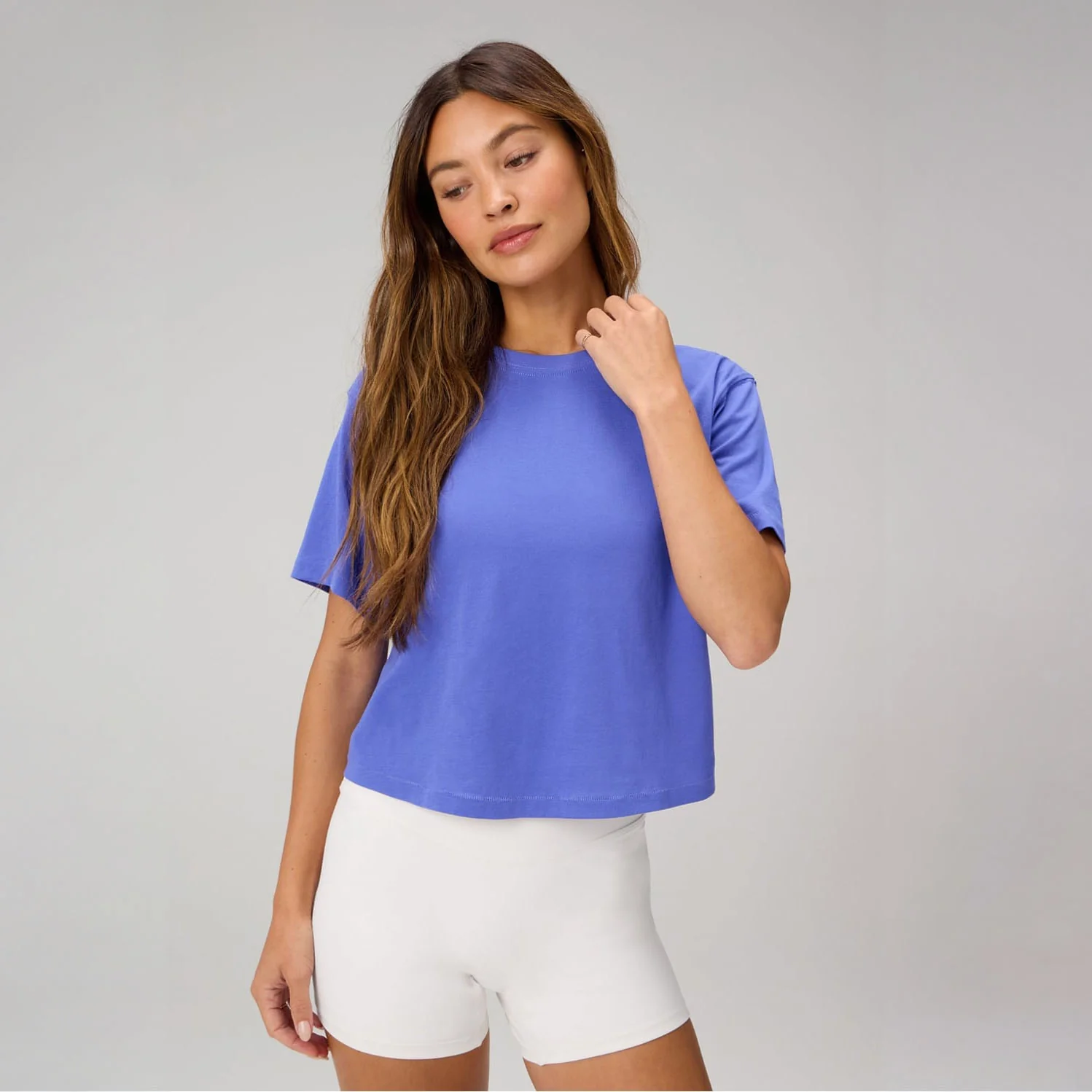 Fabletics Women's Cotton Boxy Short Sleeve Tee - Image 4