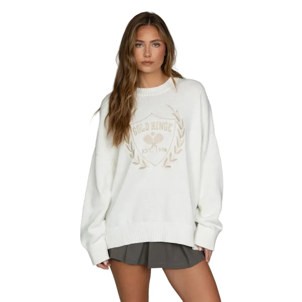 Gold Hinge Women's Crest Sweater - Image 4