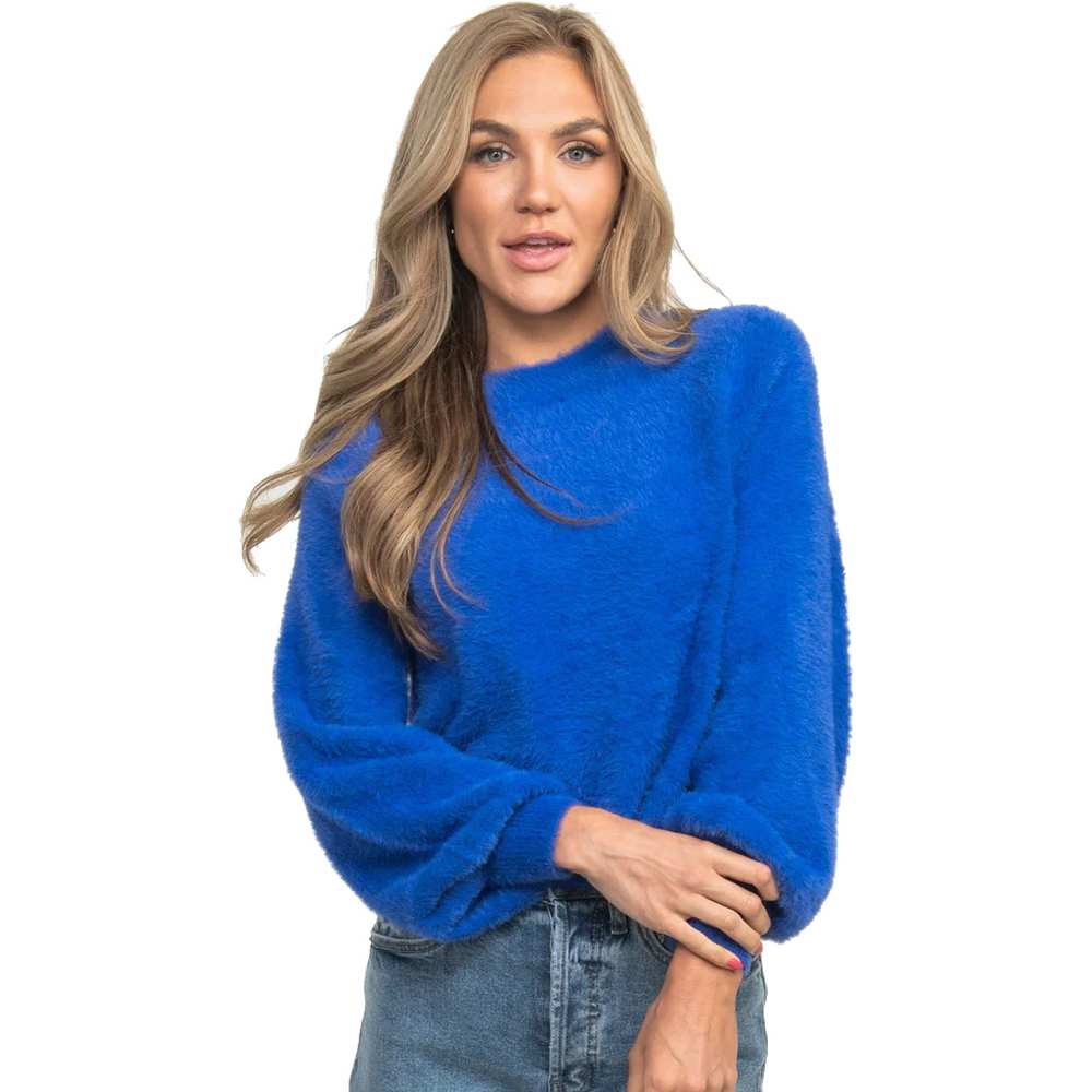 Southern Shirt Women's Cropped Feather Knit Sweater - Image 3