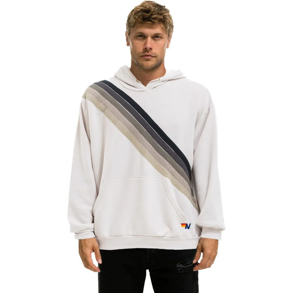Aviator Nation Cross Stripe Pullover Hoodie - Image 5