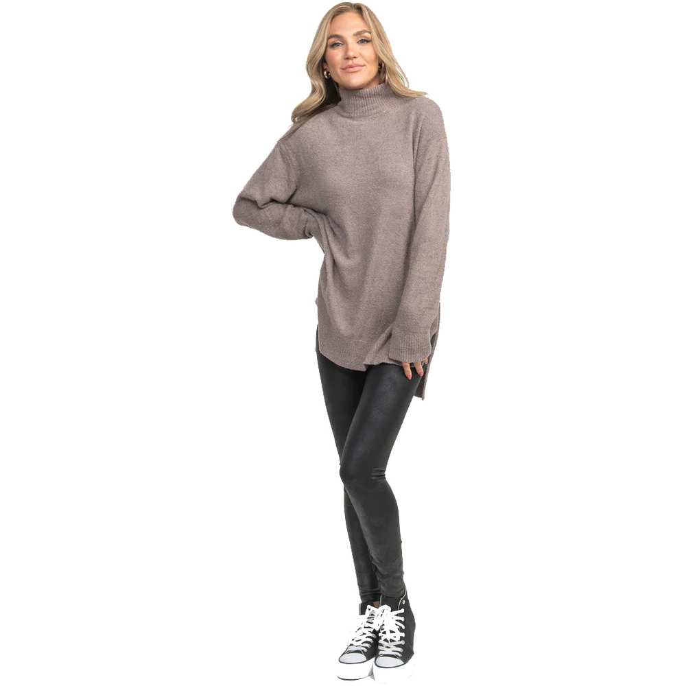 Southern Shirt Women's Dreamluxe Notched Turtleneck Sweater - Image 4