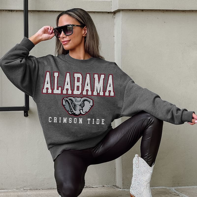 Gameday Couture Women's Easy Street Crewneck - Alabama - Image 4