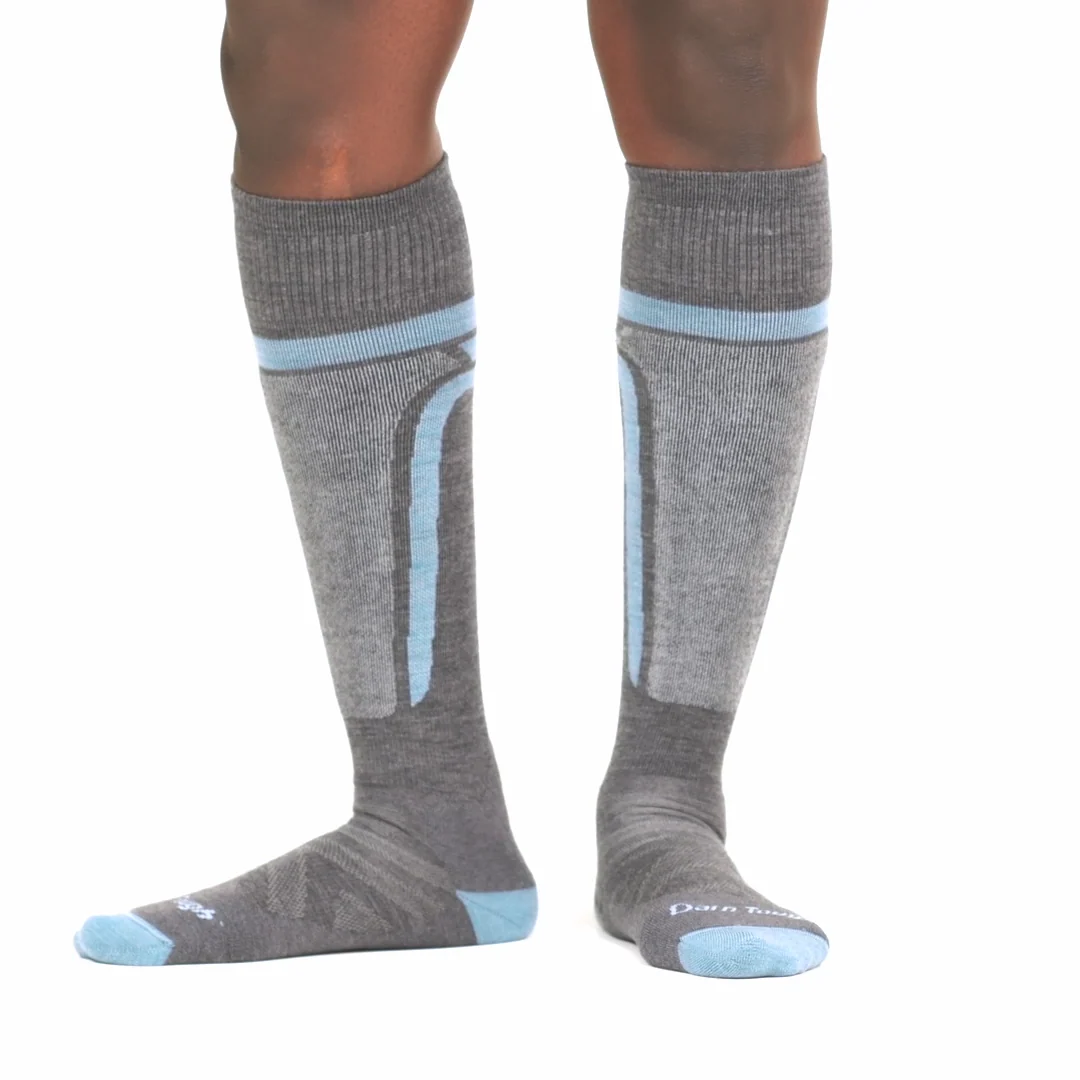 Darn Tough Socks Women's  Edge Over The Calf Midweight Ski/Snowboard Socks - Image 6