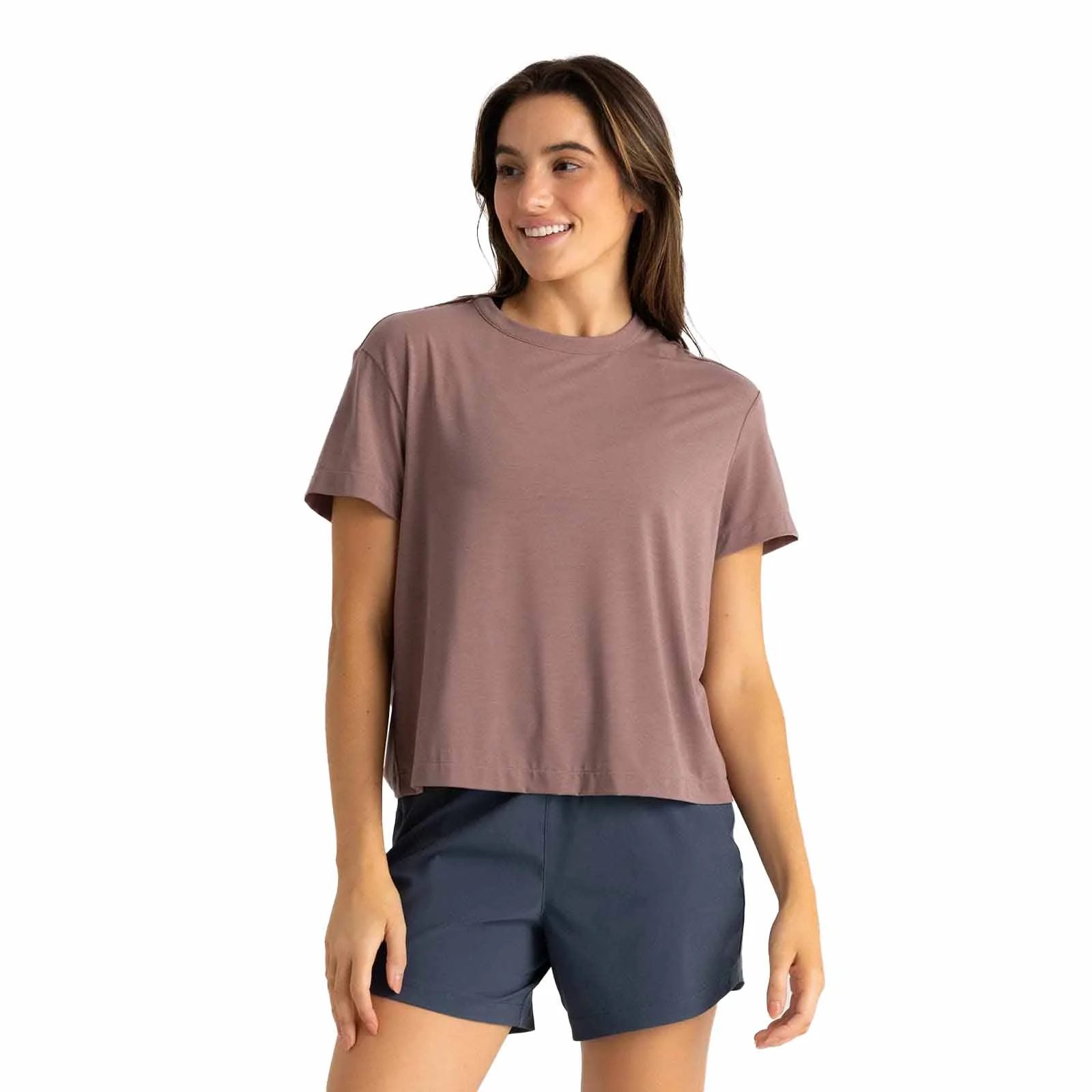 Free Fly Women's Elevate Lightweight Short-Sleeve Tee - Image 7