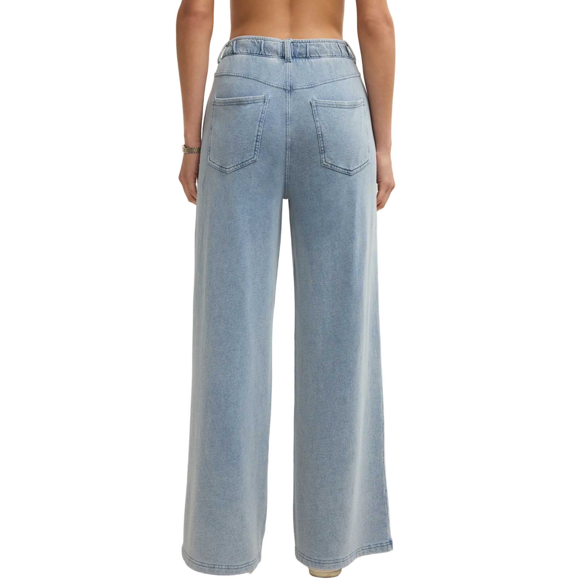 Z Supply Women's Entourage Knit Denim Pants - Image 3