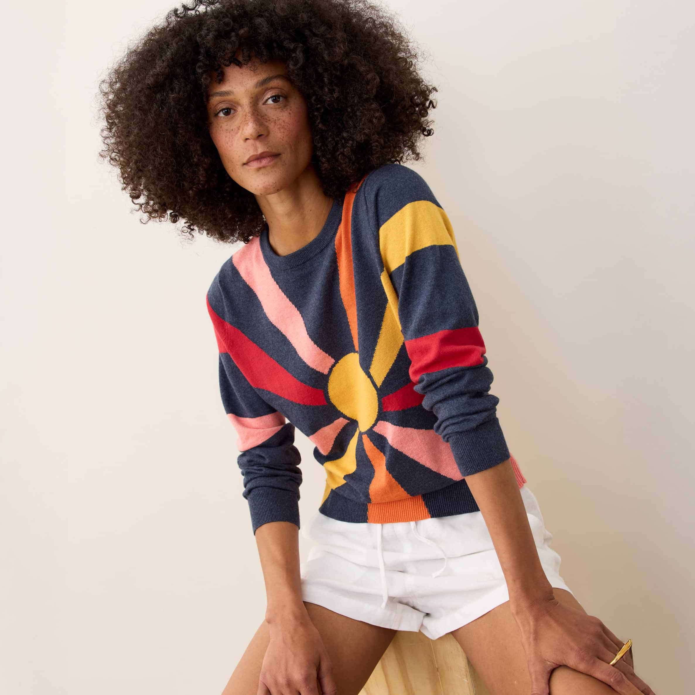 Marine Layer Women's Exploded Sun Sweater - Image 2