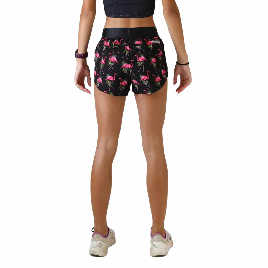 ChicknLegs Women's Flamingo Split Shorts 1.5" - Image 8