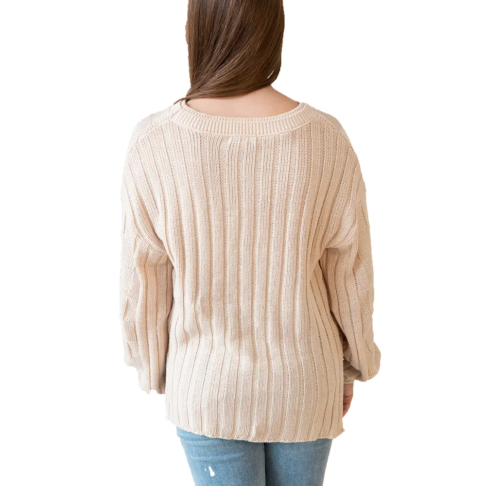 Z Supply Women's Foster Checker Sweater - Image 2