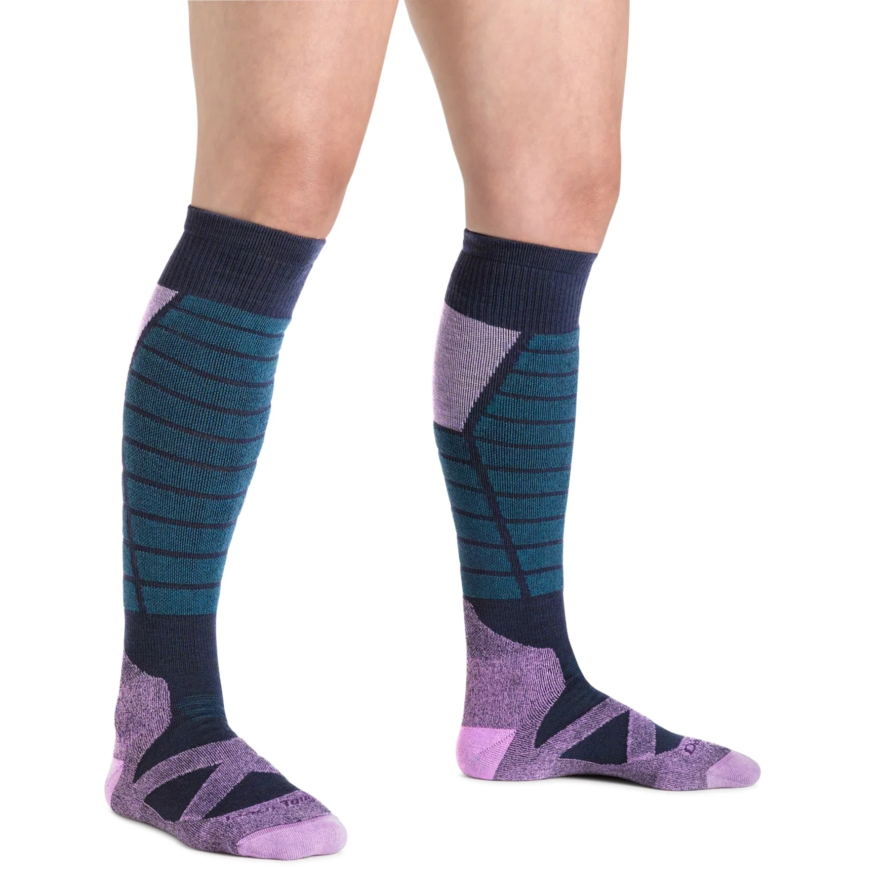 Darn Tough Socks Women's Function X Over The Calf Mid-Weight Ski and Snowboard Socks - Image 4