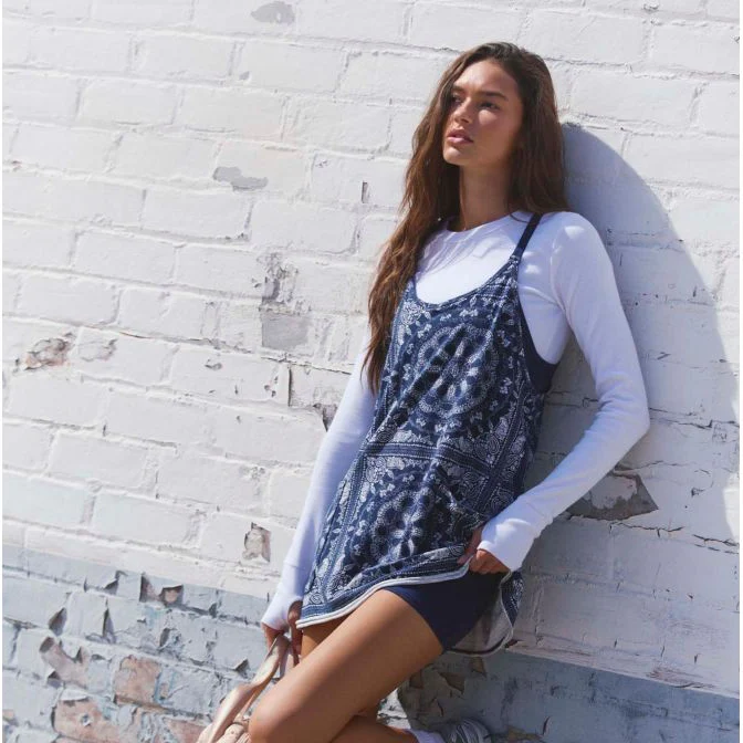 Free People Movement Women's Hot Shot Mini Printed Dress - Image 6