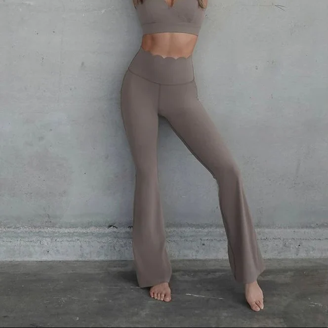 Wiskii Women's High Waisted Flare Legging - Image 7