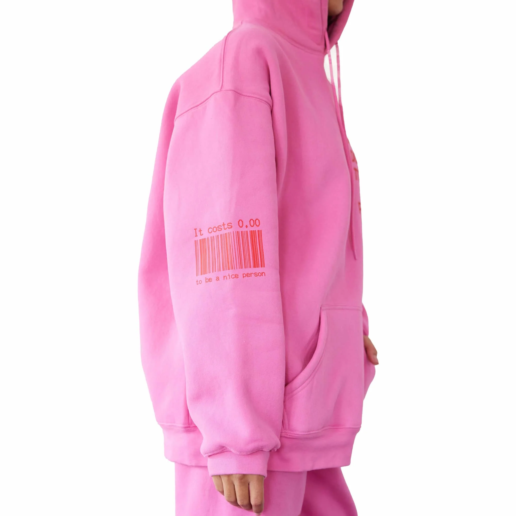 The Mayfair Group Women's It Costs $0 To Be A Nice Person Hoodie - Image 3