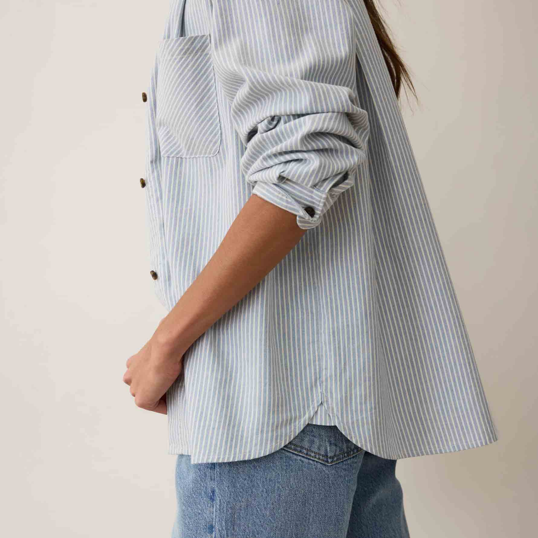 Marine Layer Women's Jane Relaxed Long Sleeve Shirt - Image 2