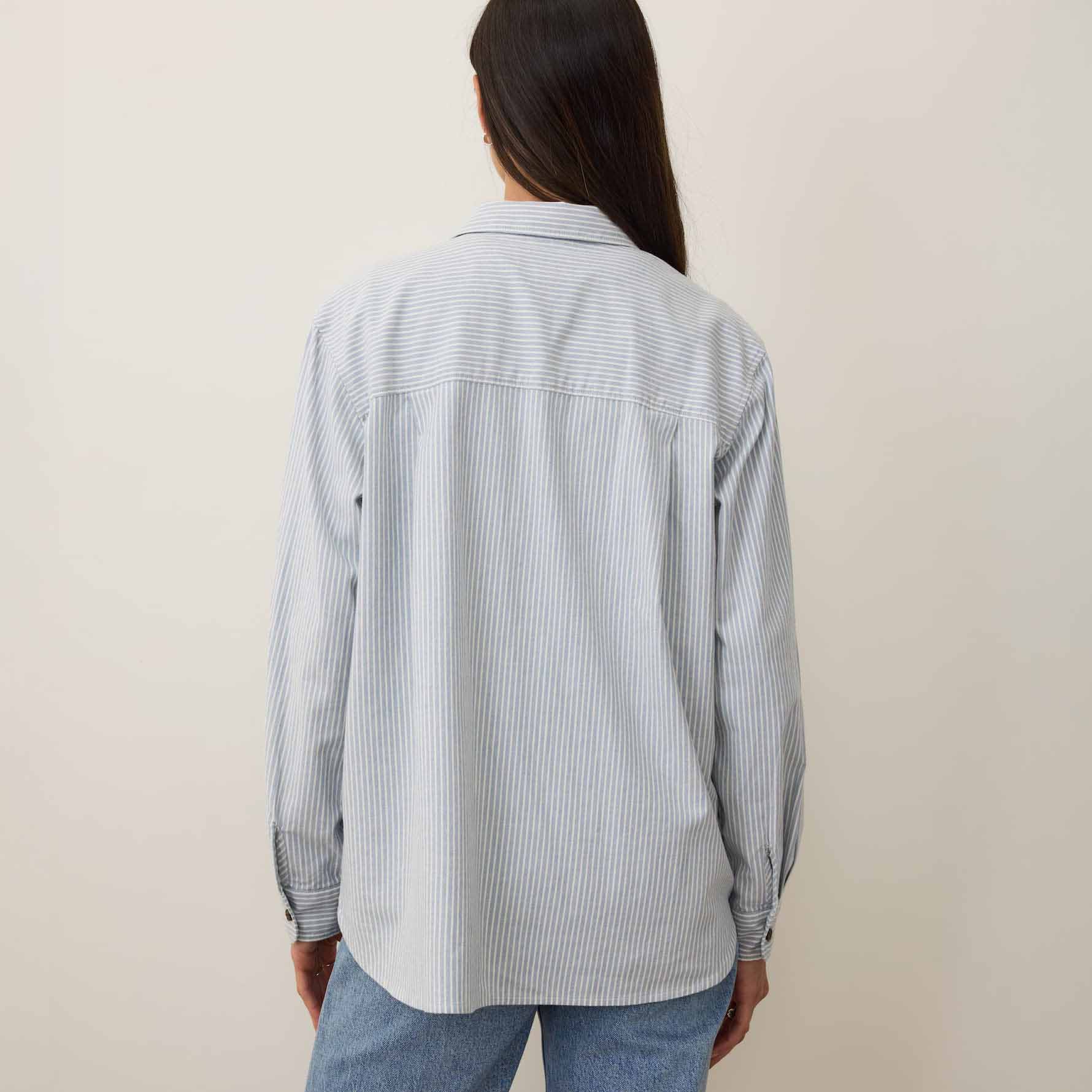 Marine Layer Women's Jane Relaxed Long Sleeve Shirt - Image 3