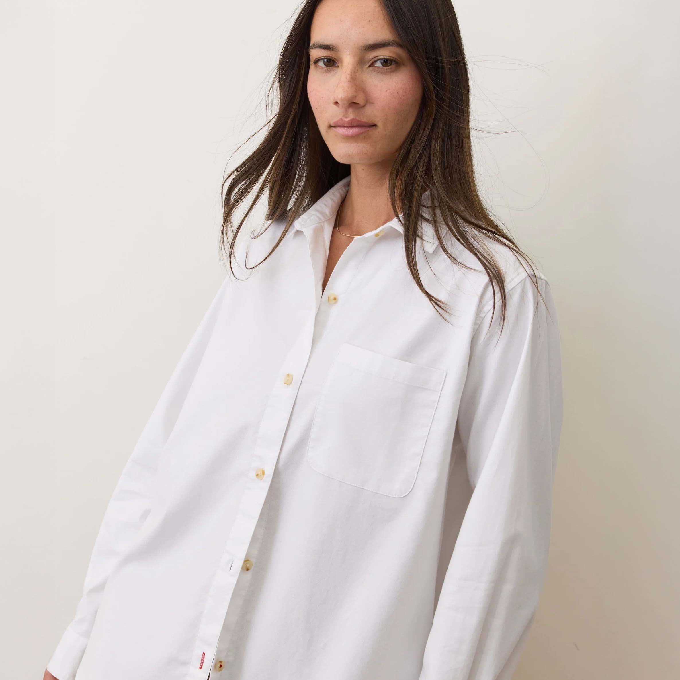 Marine Layer Women's Jane Relaxed Long Sleeve Shirt - Image 8