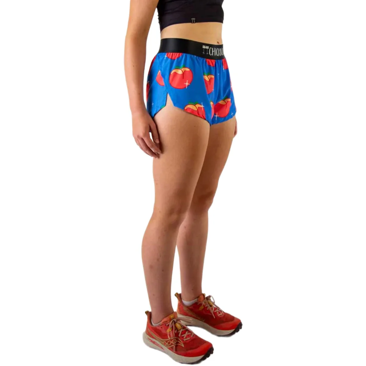 ChicknLegs Women's Juicy Peach Split Shorts 1.5" - Image 5