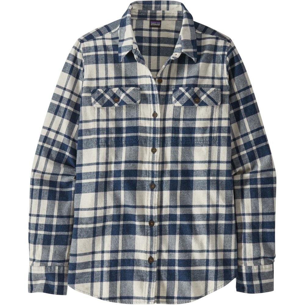 Patagonia Women's Long-Sleeved Organic Cotton Midweight Fjord Flannel Shirt - Image 5