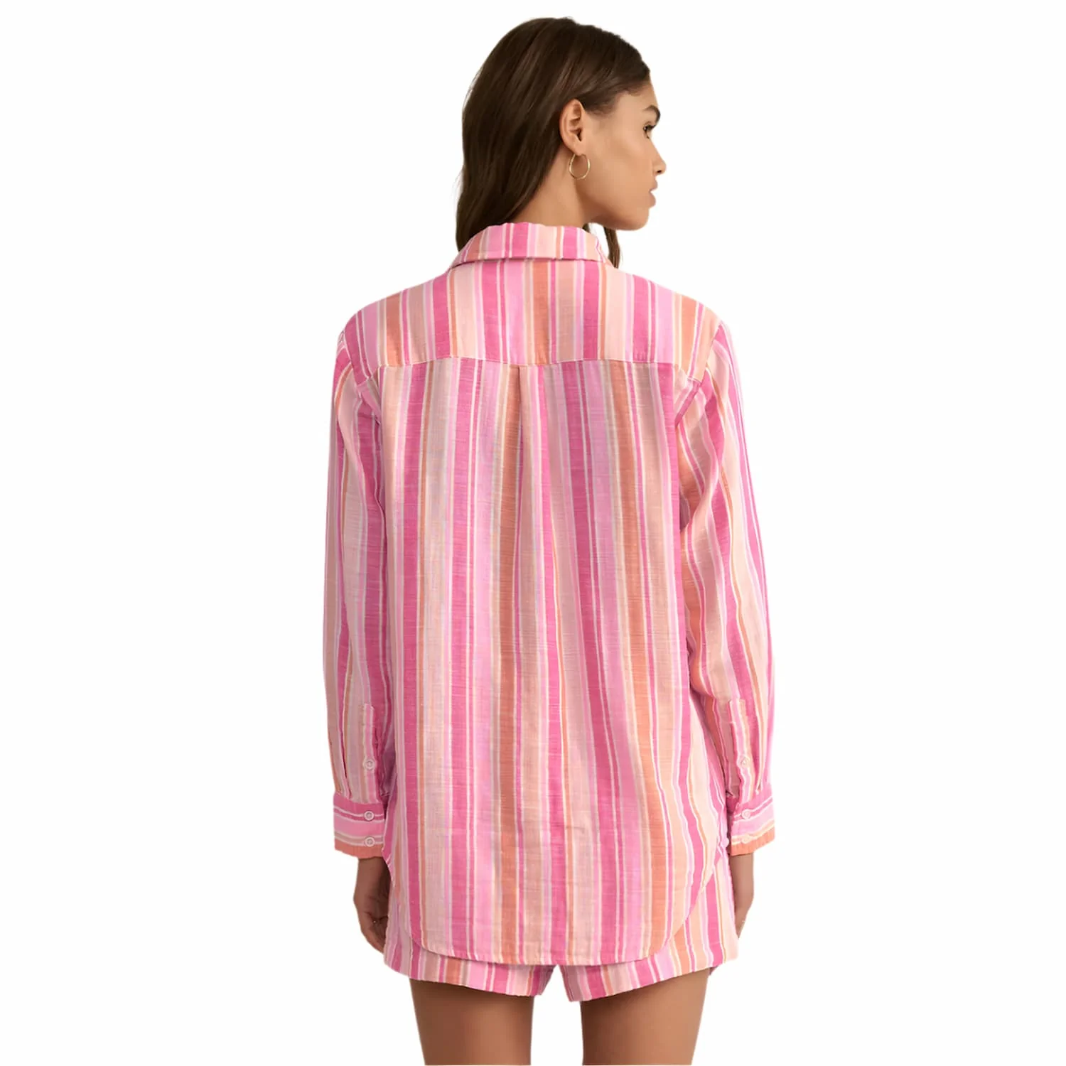 Z Supply Women's Long Sleeve Saturday Stripe Shirt - Image 2