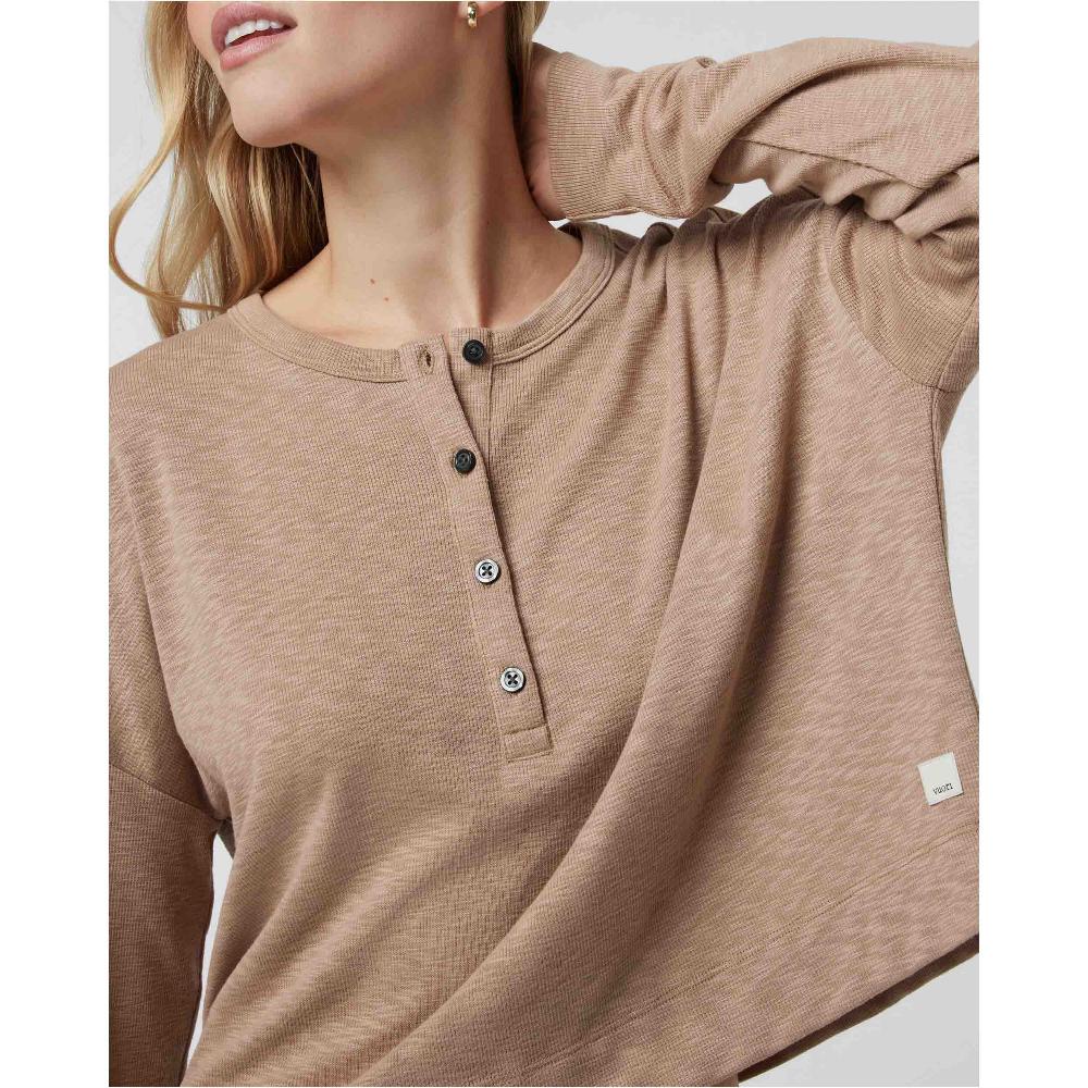 Vuori Women's Long Sleeve Sunrise Oversize Henley - Image 4