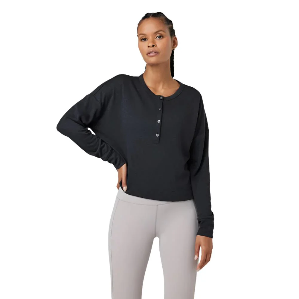 Vuori Women's Long Sleeve Sunrise Oversize Henley - Image 6