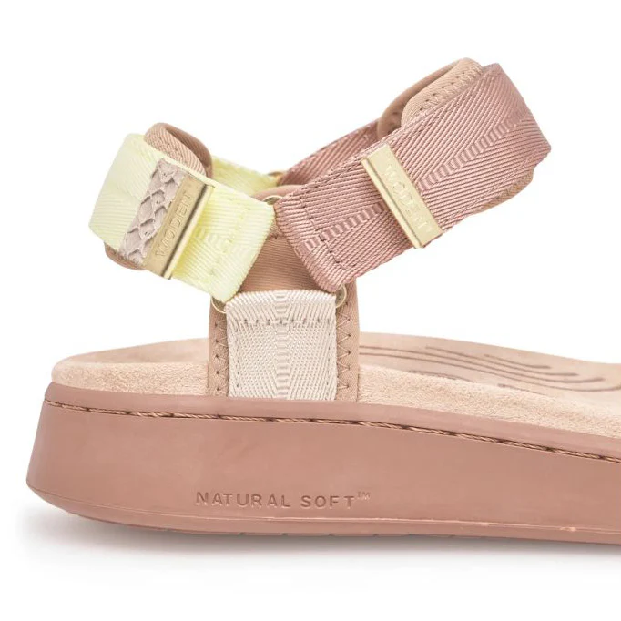 Woden Women's Line Tricolor Sandals - Image 4