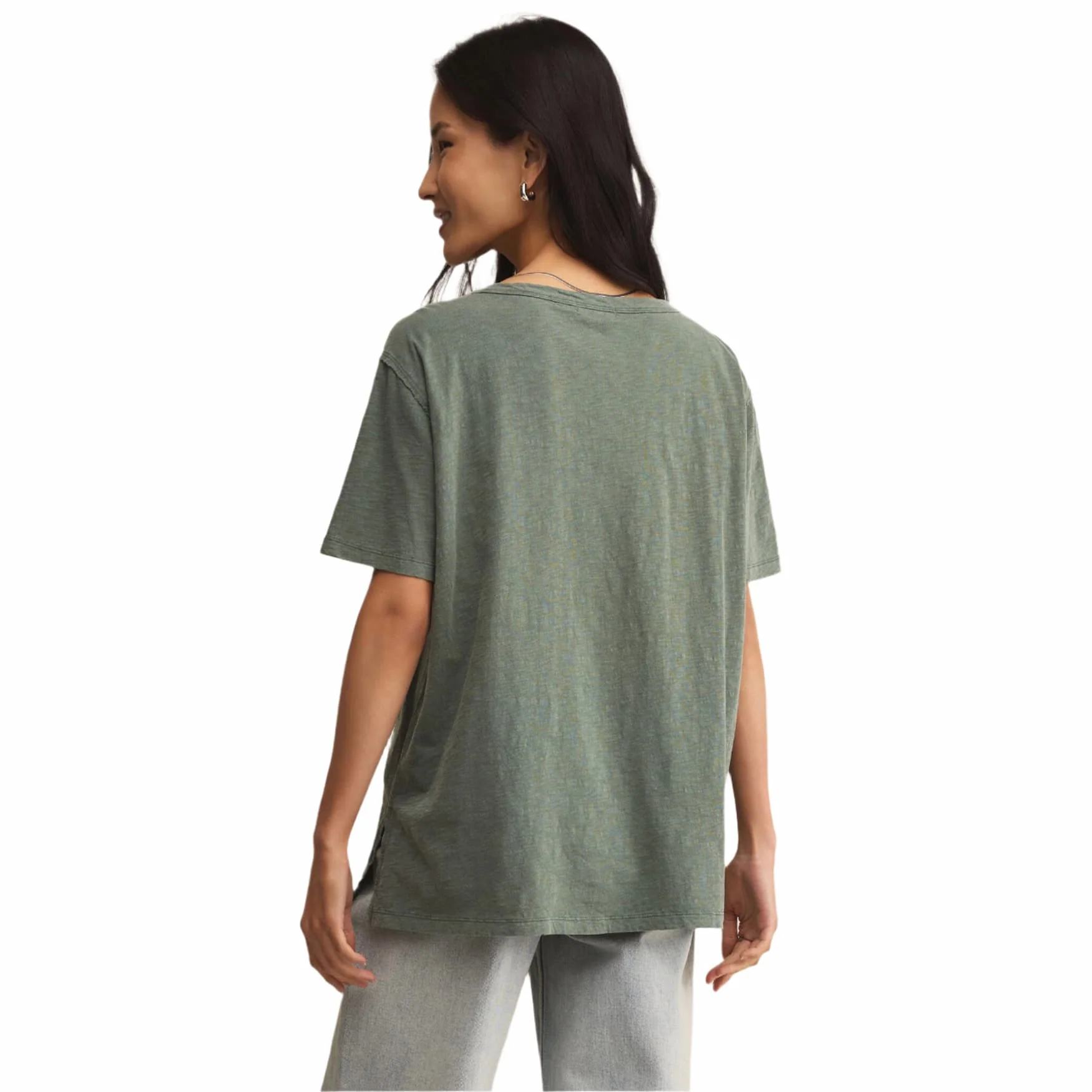 Z Supply Women's Lively Relaxed V-Neck Short Sleeve Tee - Image 2