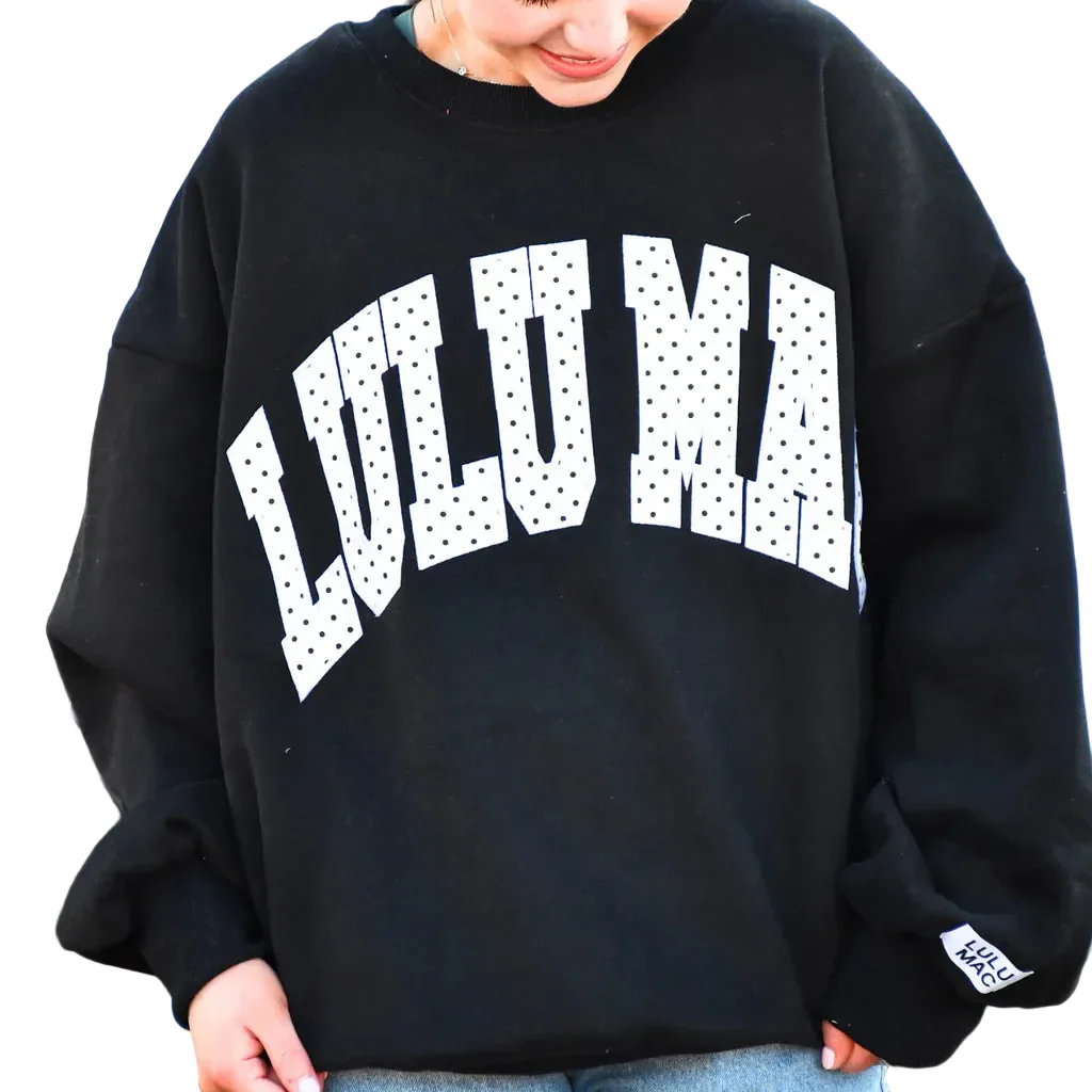 LuLu Mac Sweatshirt with Polka Dot Lettering - Image 2